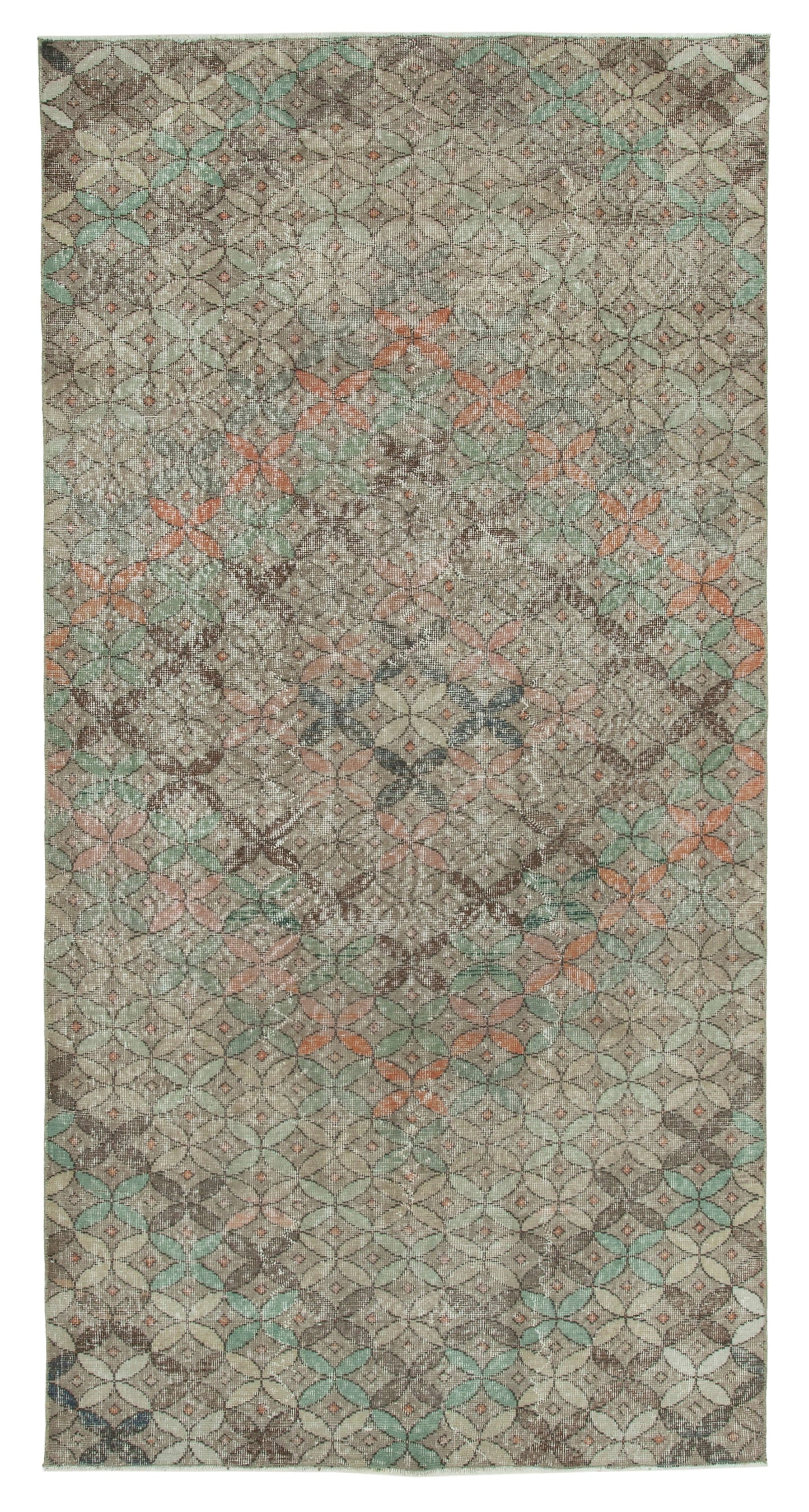 5x9 Brown Bohemian Rug - 33055