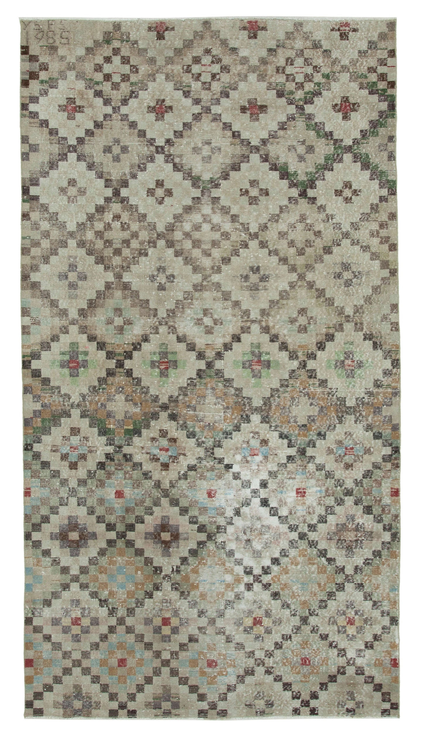 5x9 Multicolor Bohemian Rug - 33060