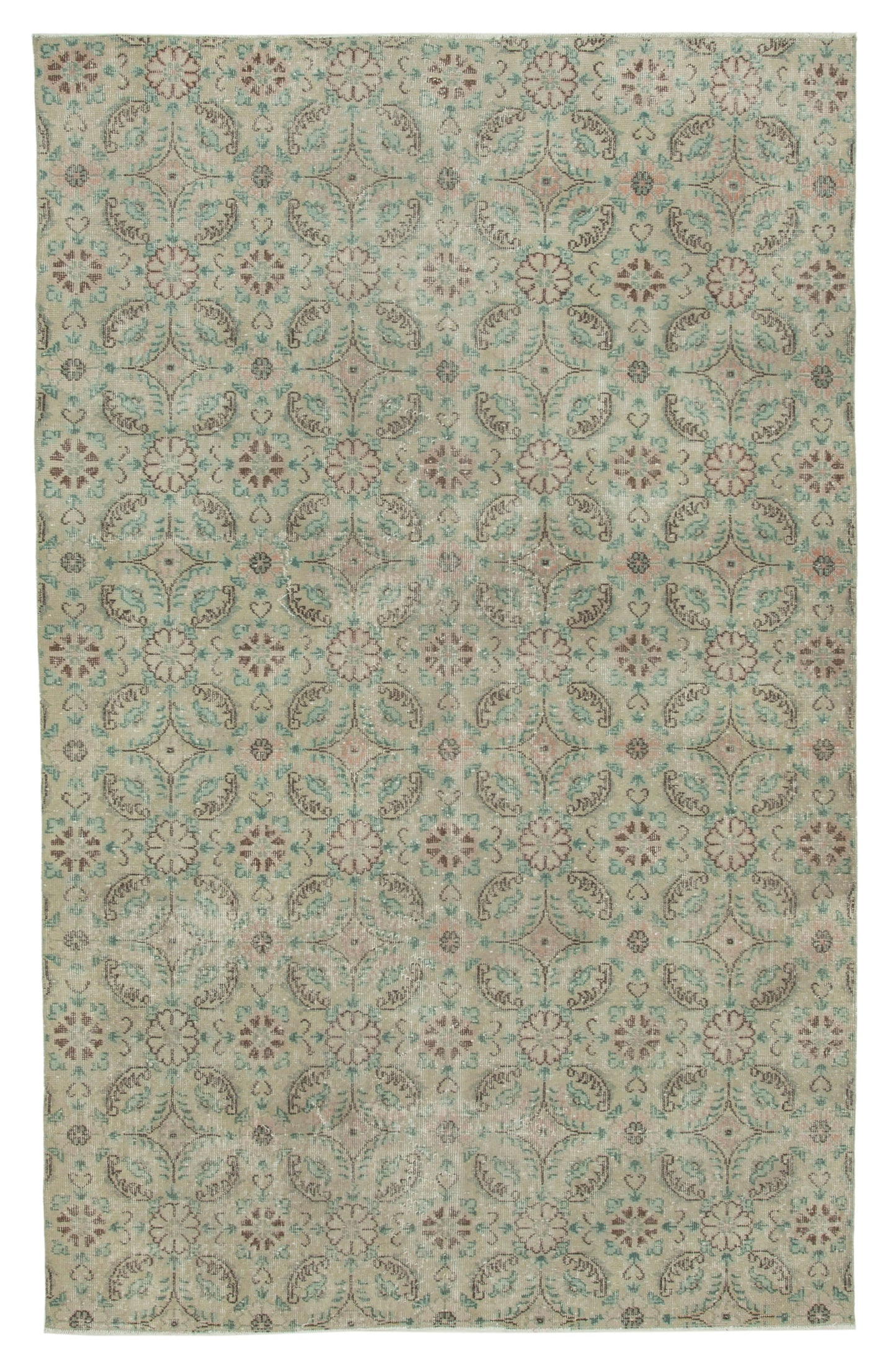 6x9 Beige Bohemian Rug - 33064