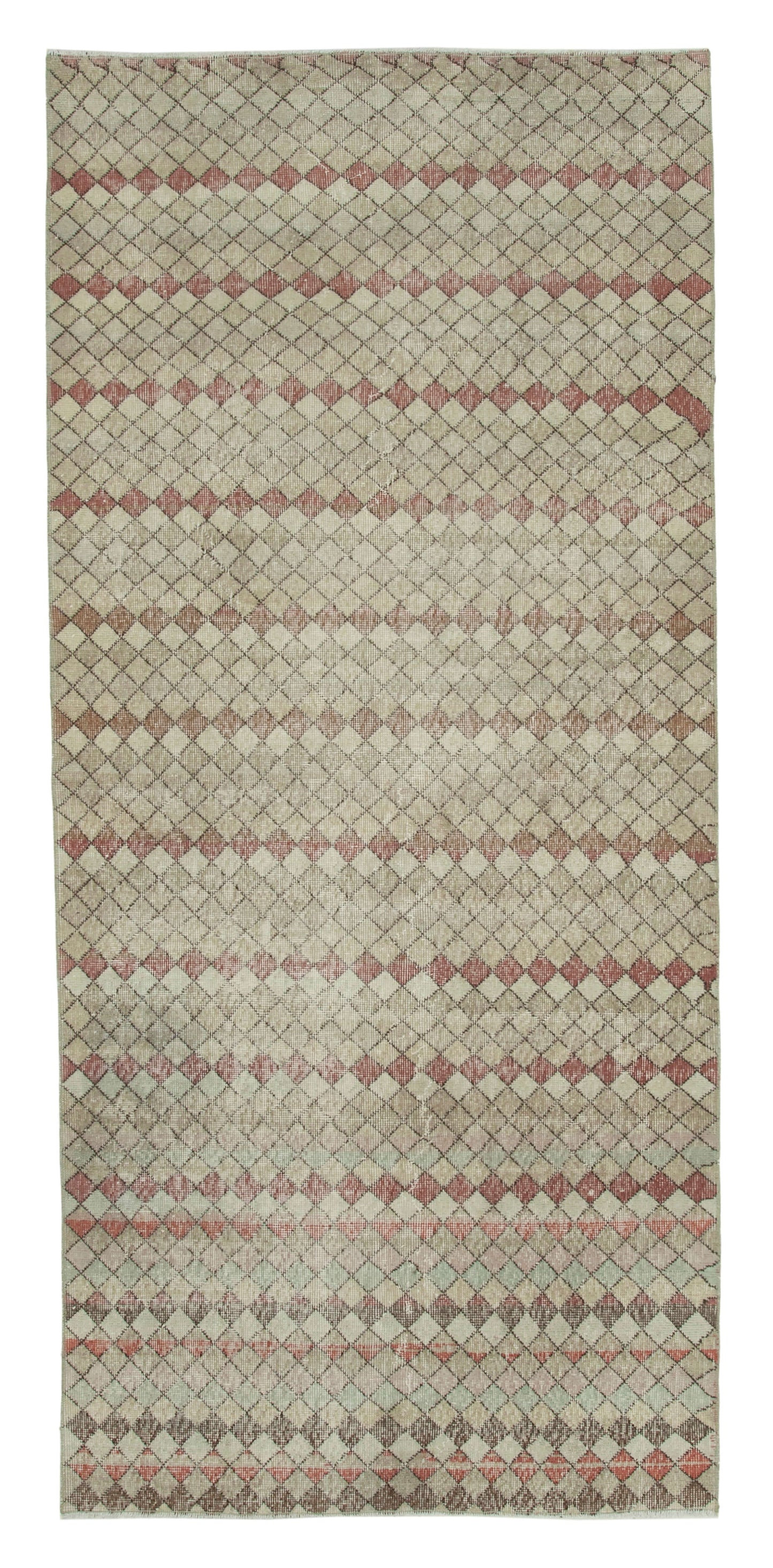 4x9 Beige Bohemian Rug - 33074