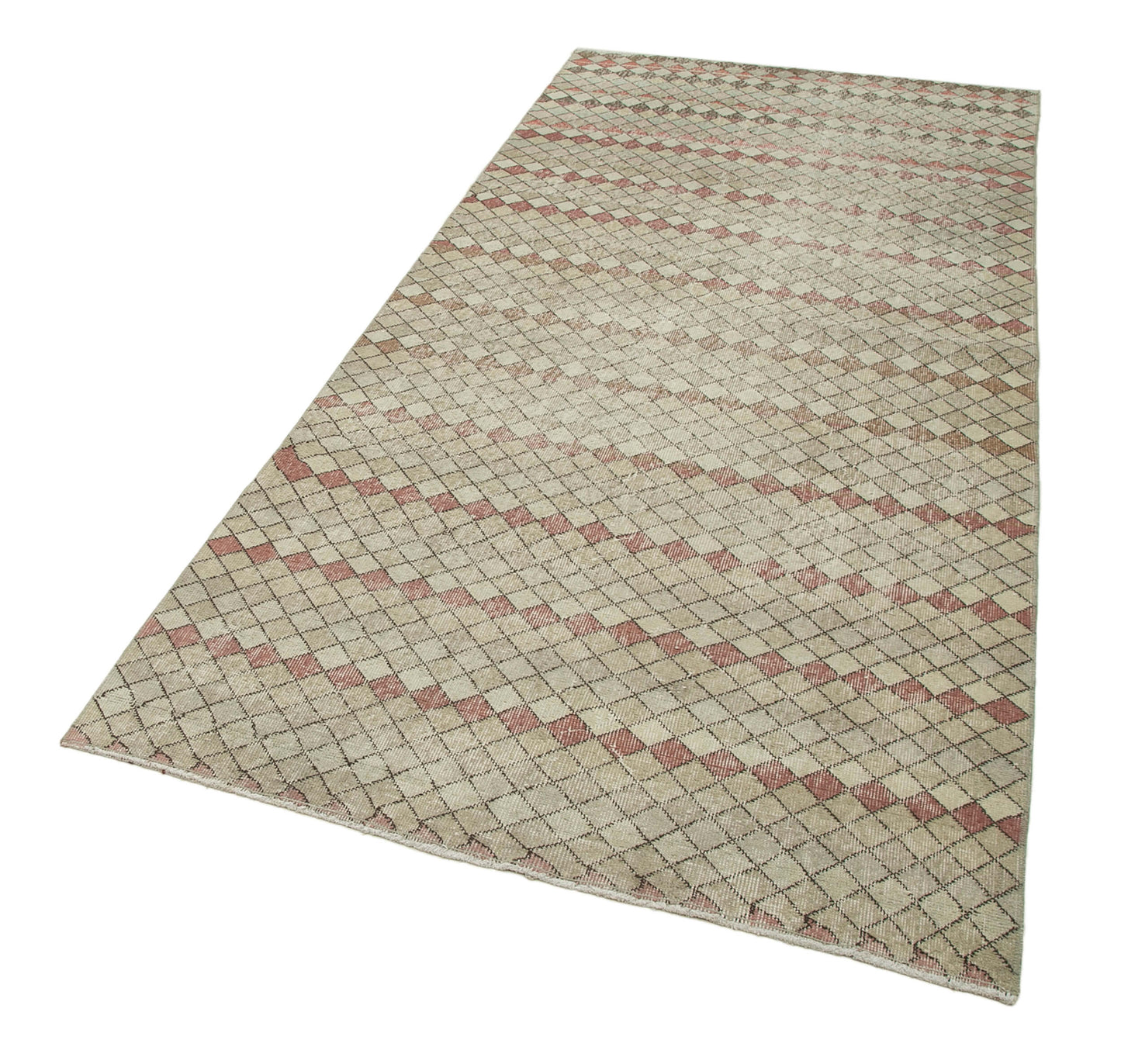4x9 Beige Bohemian Rug - 33074