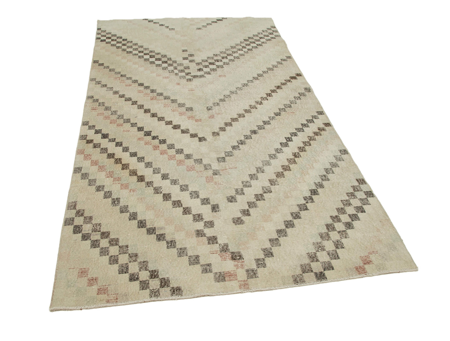 5x9 Beige Bohemian Rug - 33078