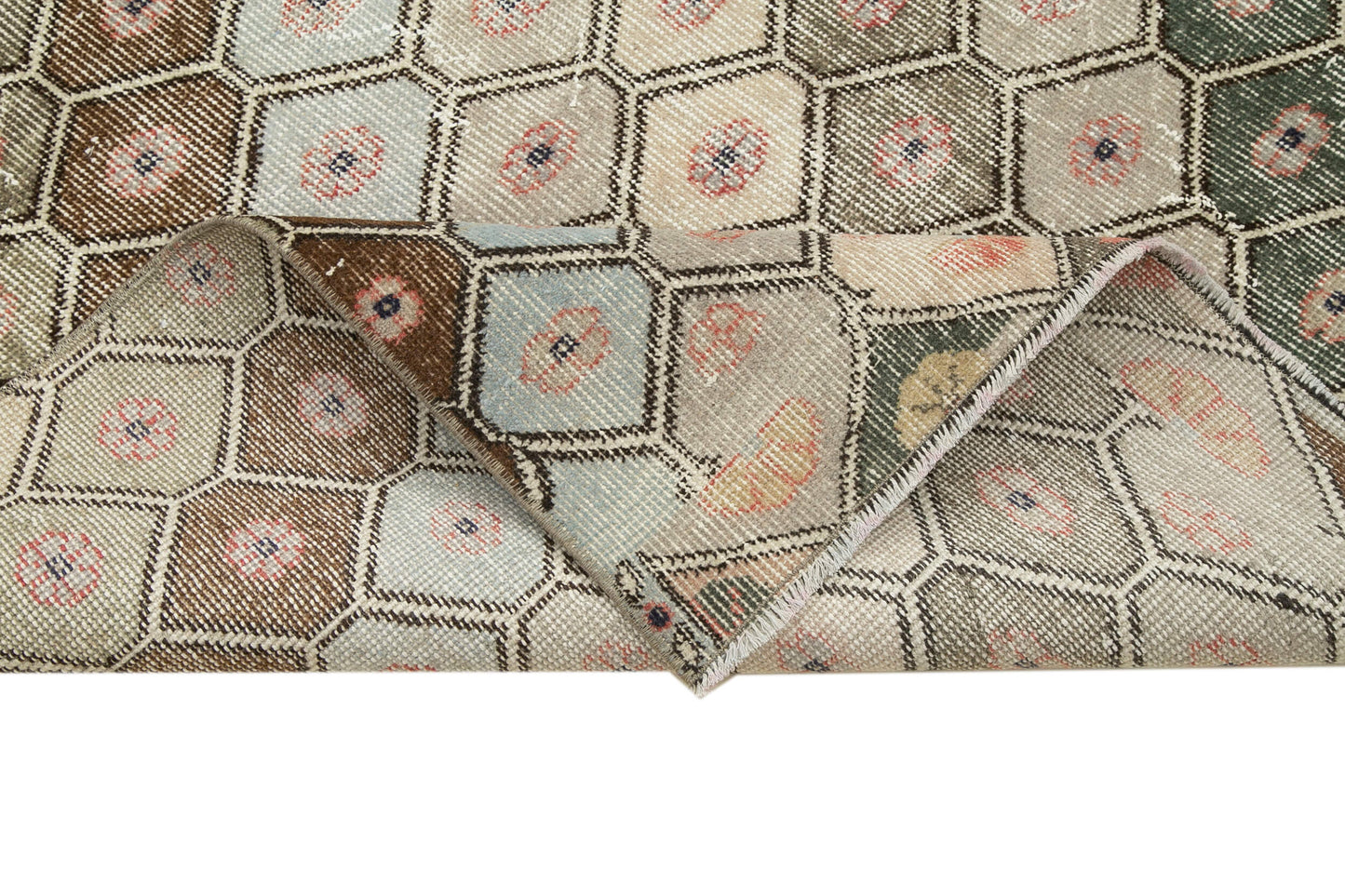 5x10 Multicolor Bohemian Runner Rug - 33106