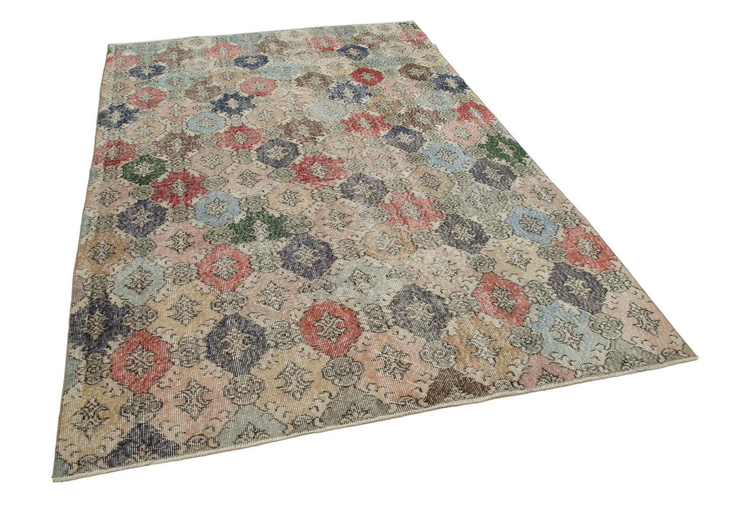 6x9 Multicolor Bohemian Rug - 33107