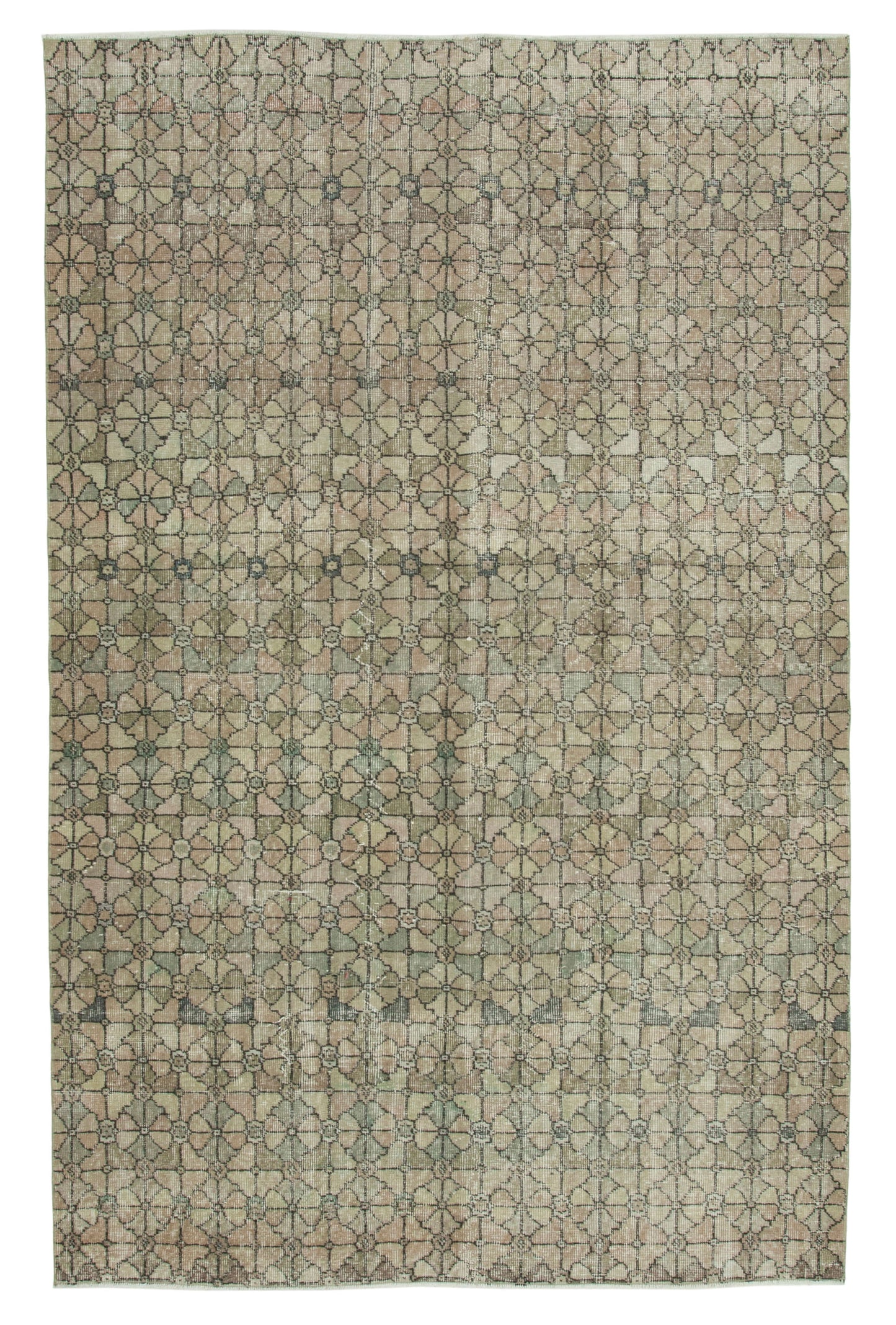 6x9 Brown Bohemian Rug - 33117