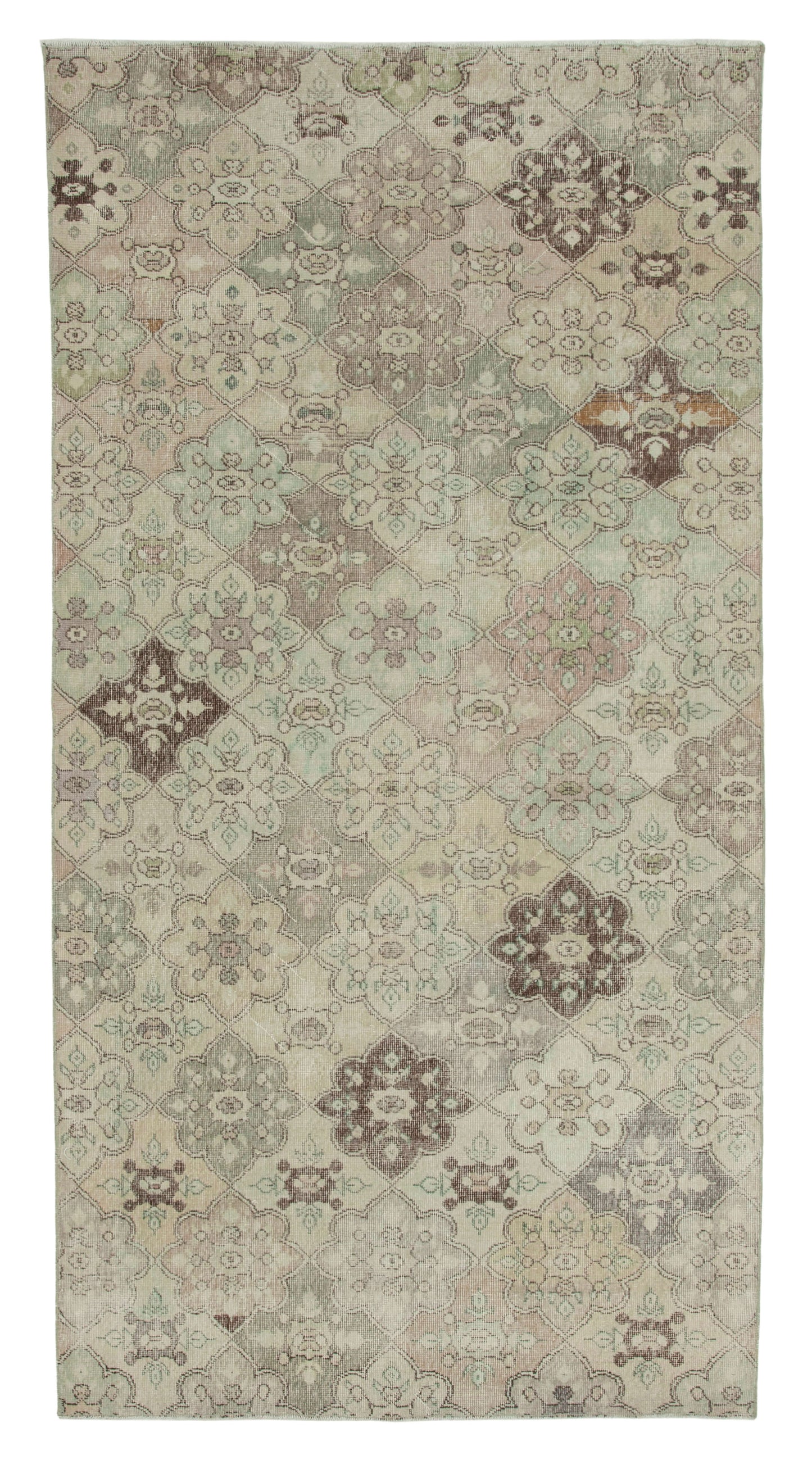 5x10 Beige Bohemian Rug - 33118