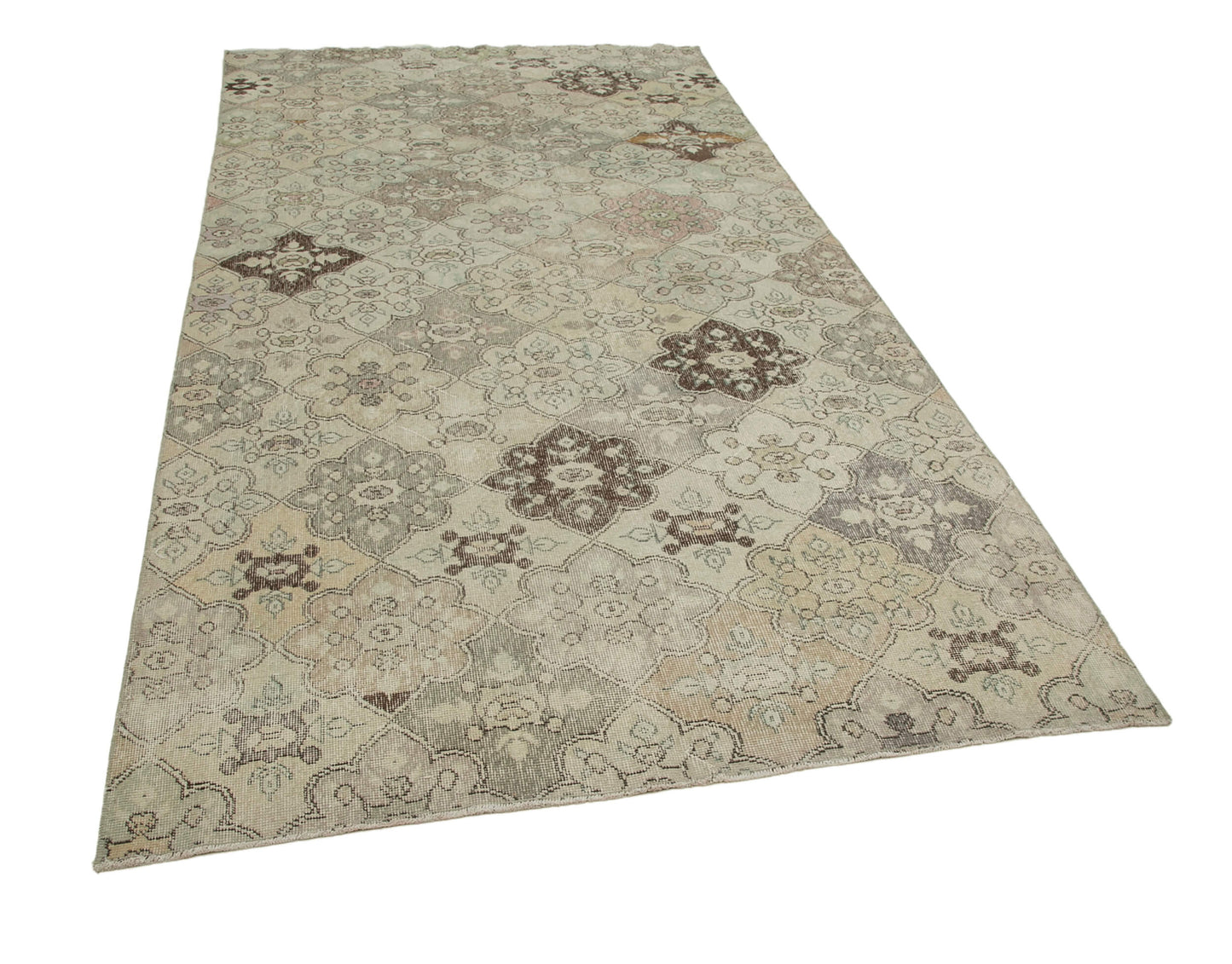5x10 Beige Bohemian Rug - 33118