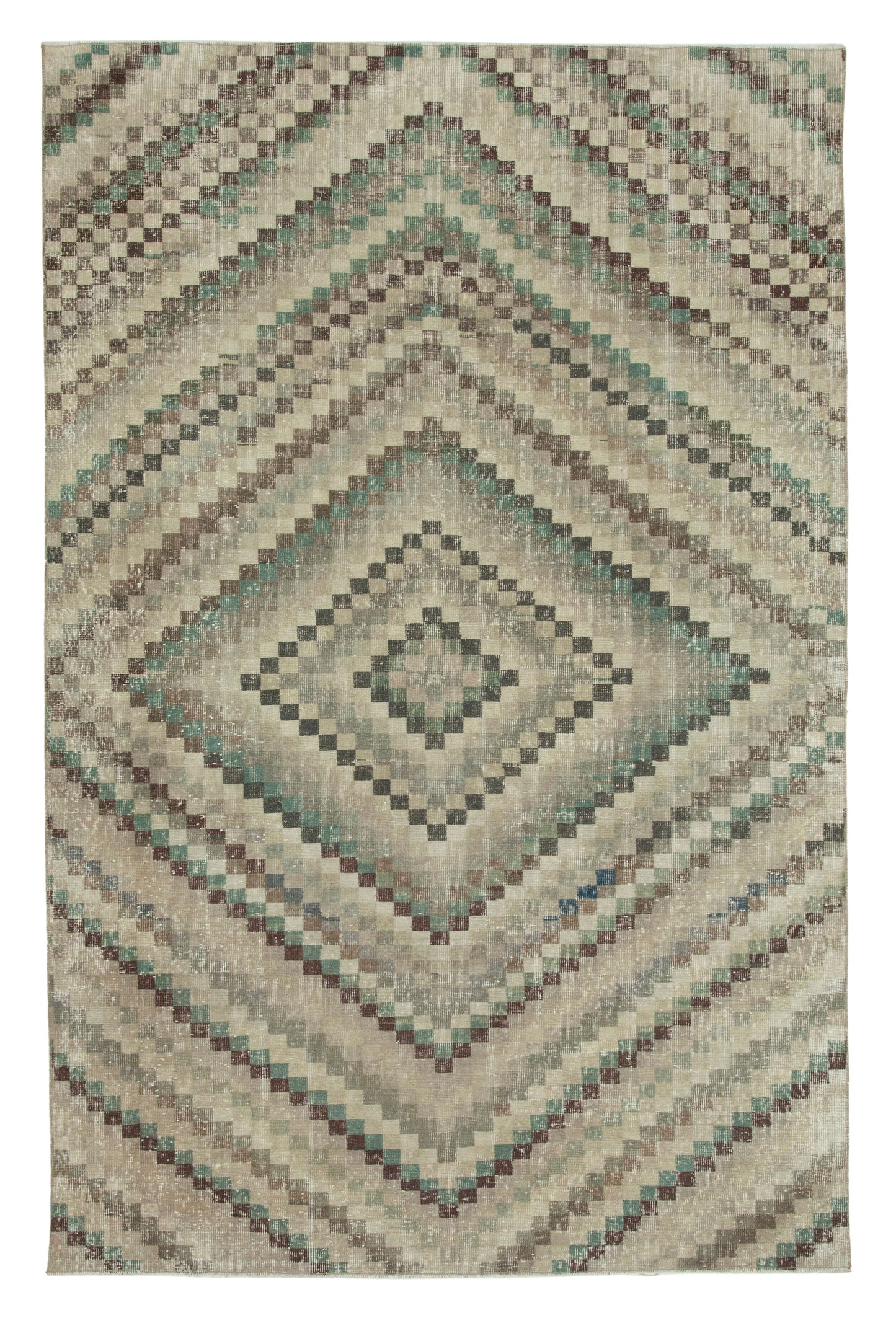 6x10 Brown Bohemian Rug - 33124