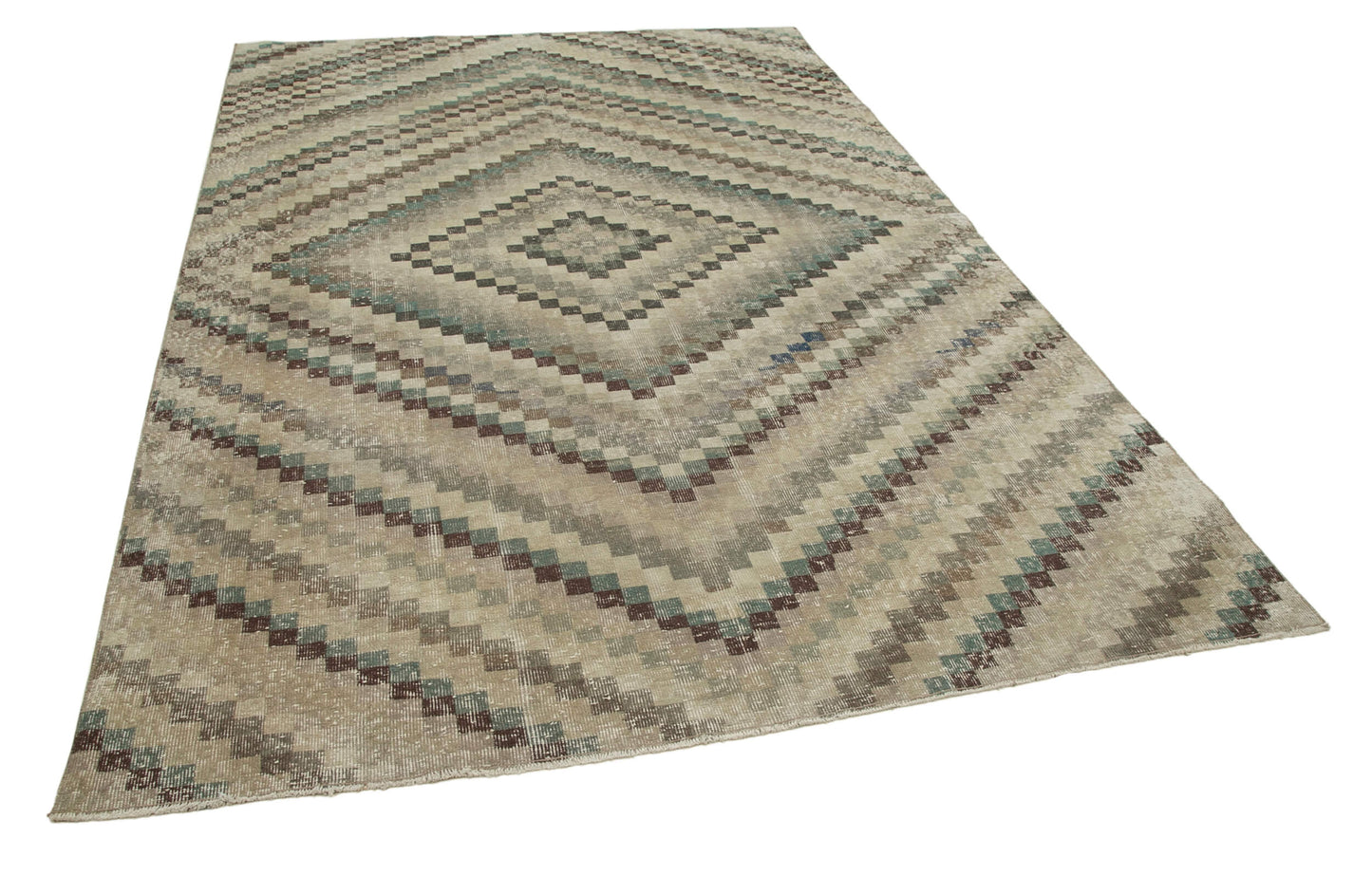 6x10 Brown Bohemian Rug - 33124