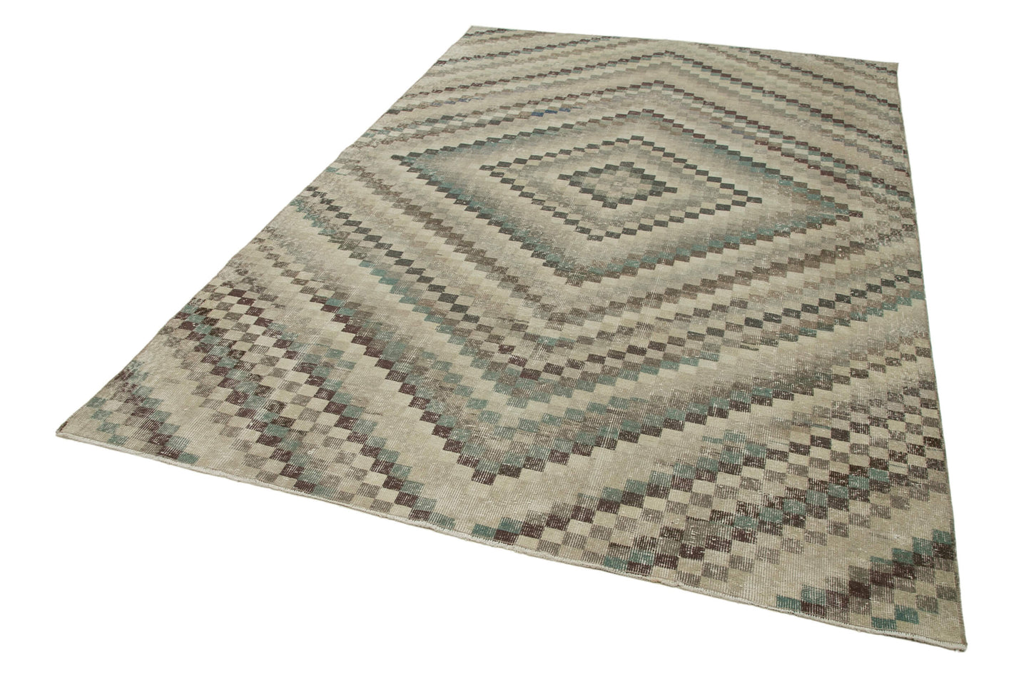 6x10 Brown Bohemian Rug - 33124