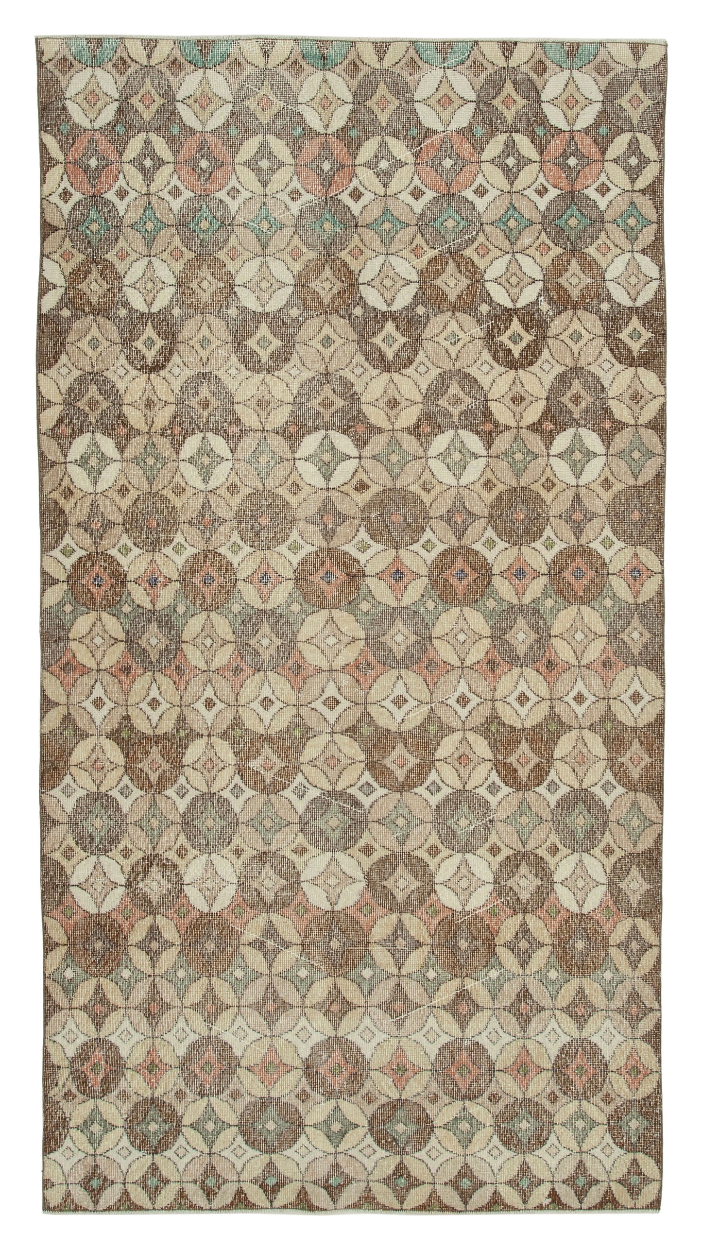 5x9 Brown Bohemian Rug - 33126