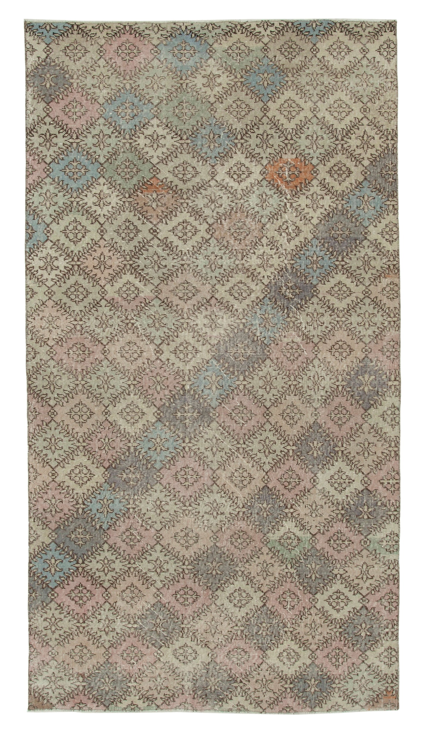 5x9 Multicolor Bohemian Rug - 33128