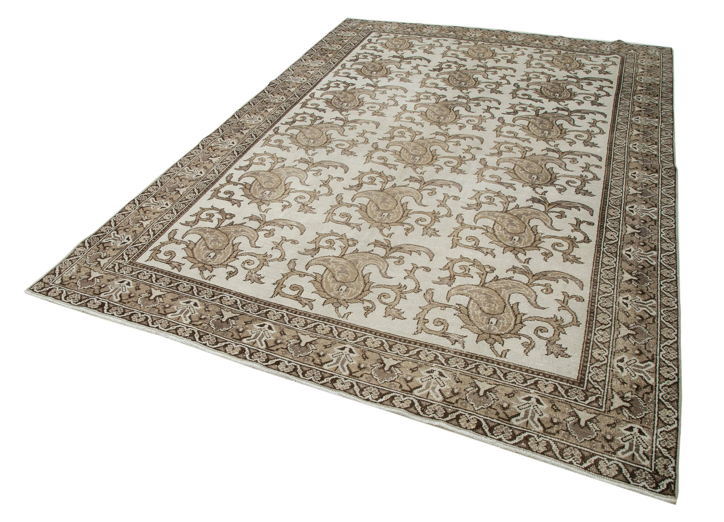 7x9 Brown Bohemian Rug - 33130