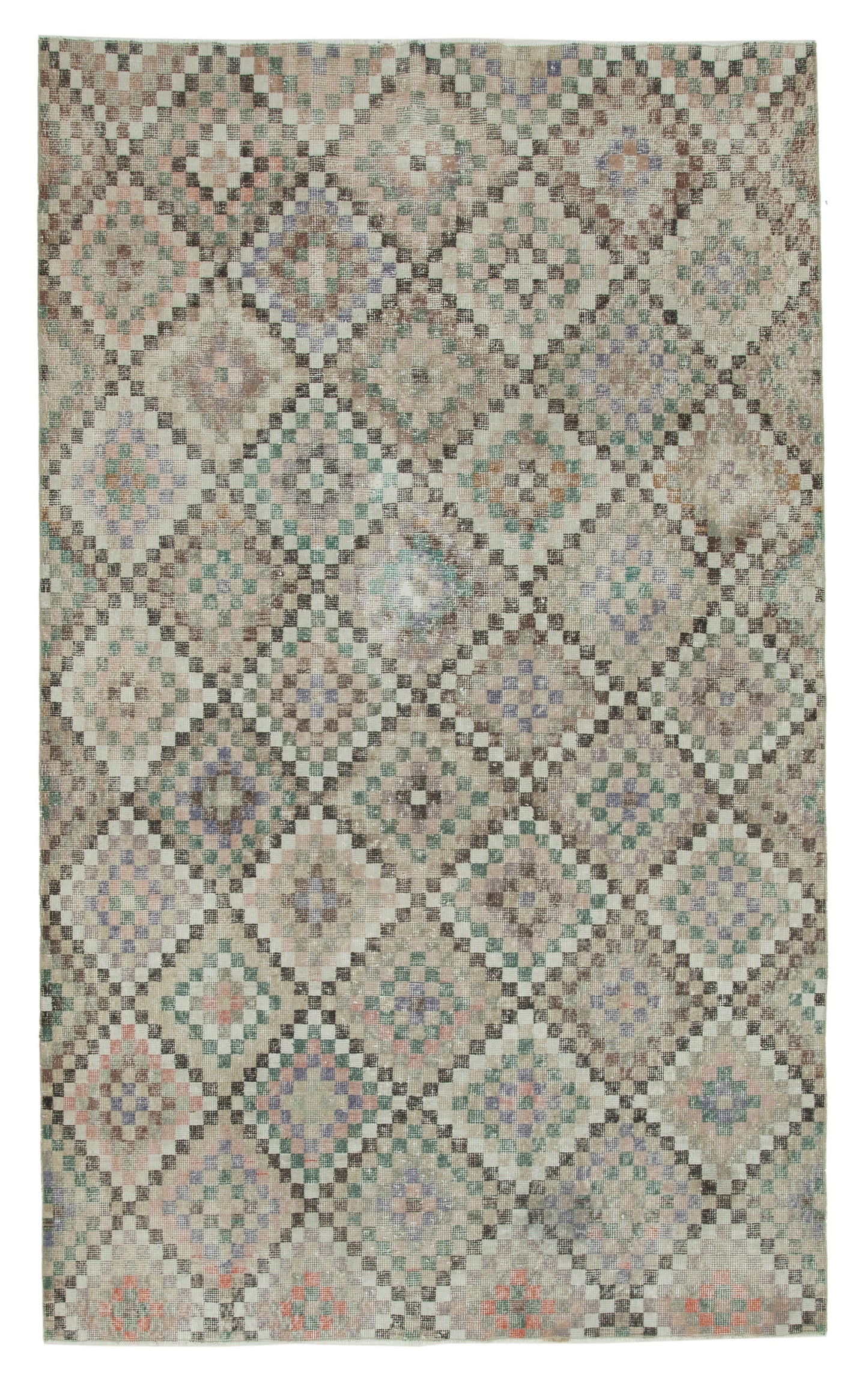 5x9 Beige Bohemian Rug - 33156