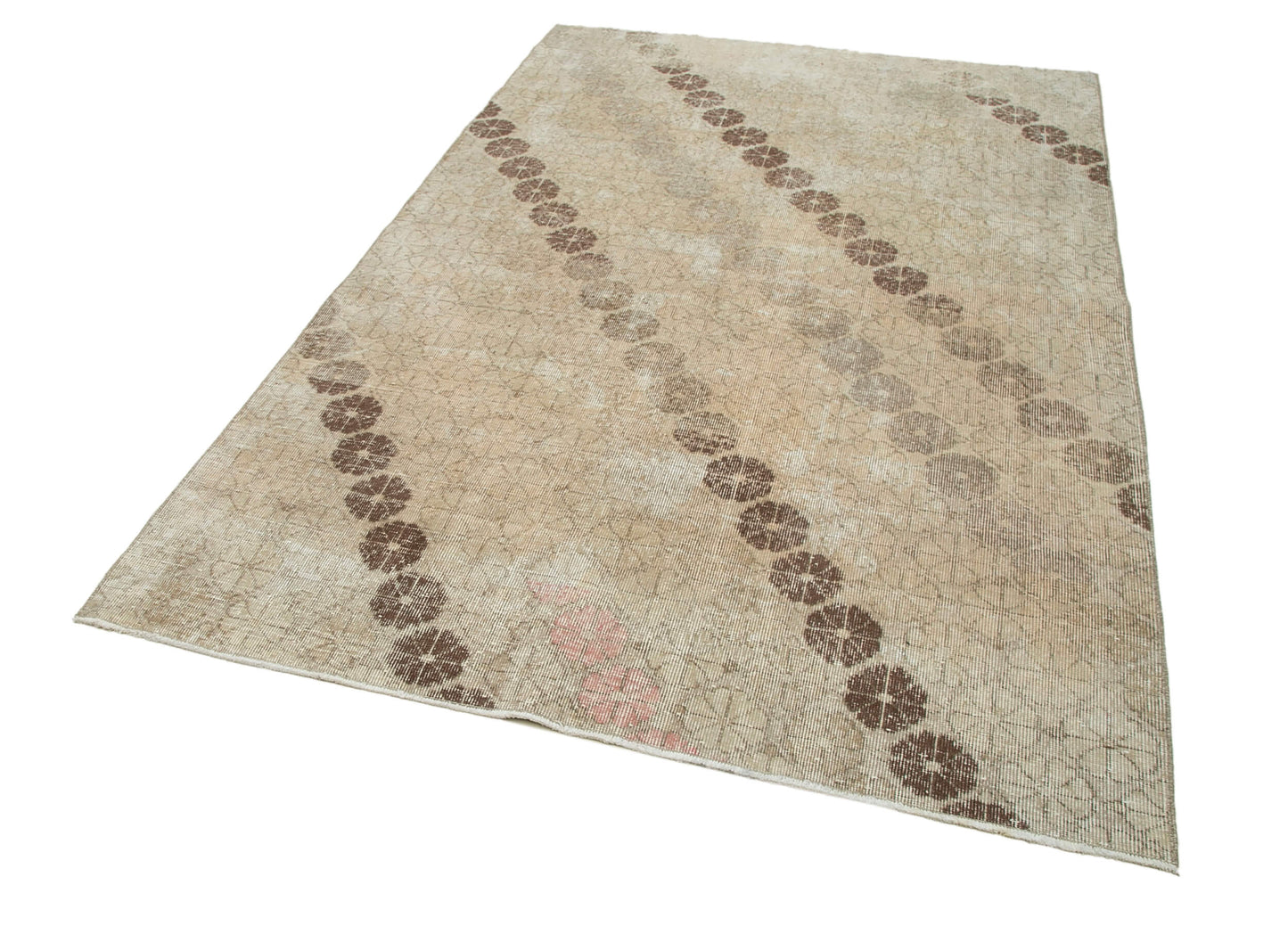 5x8 Beige Bohemian Rug - 33160