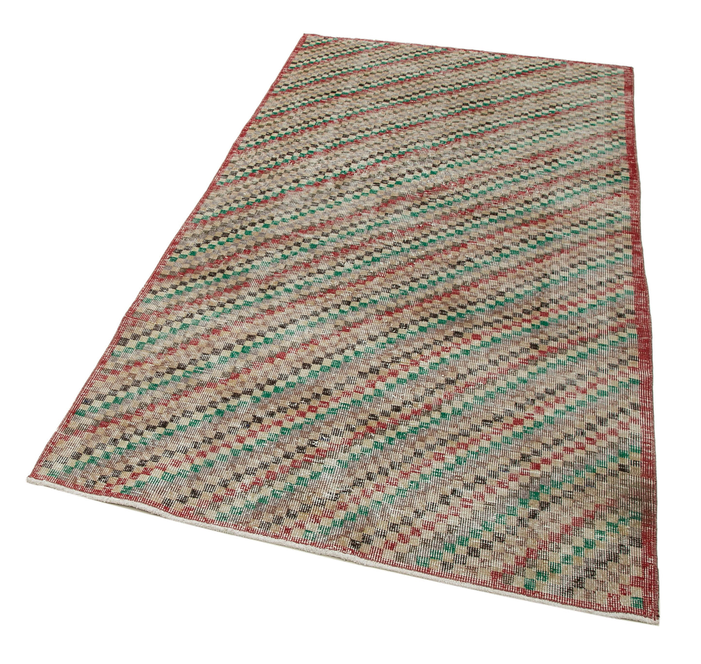 4x7 Red Boho Rug - 33163