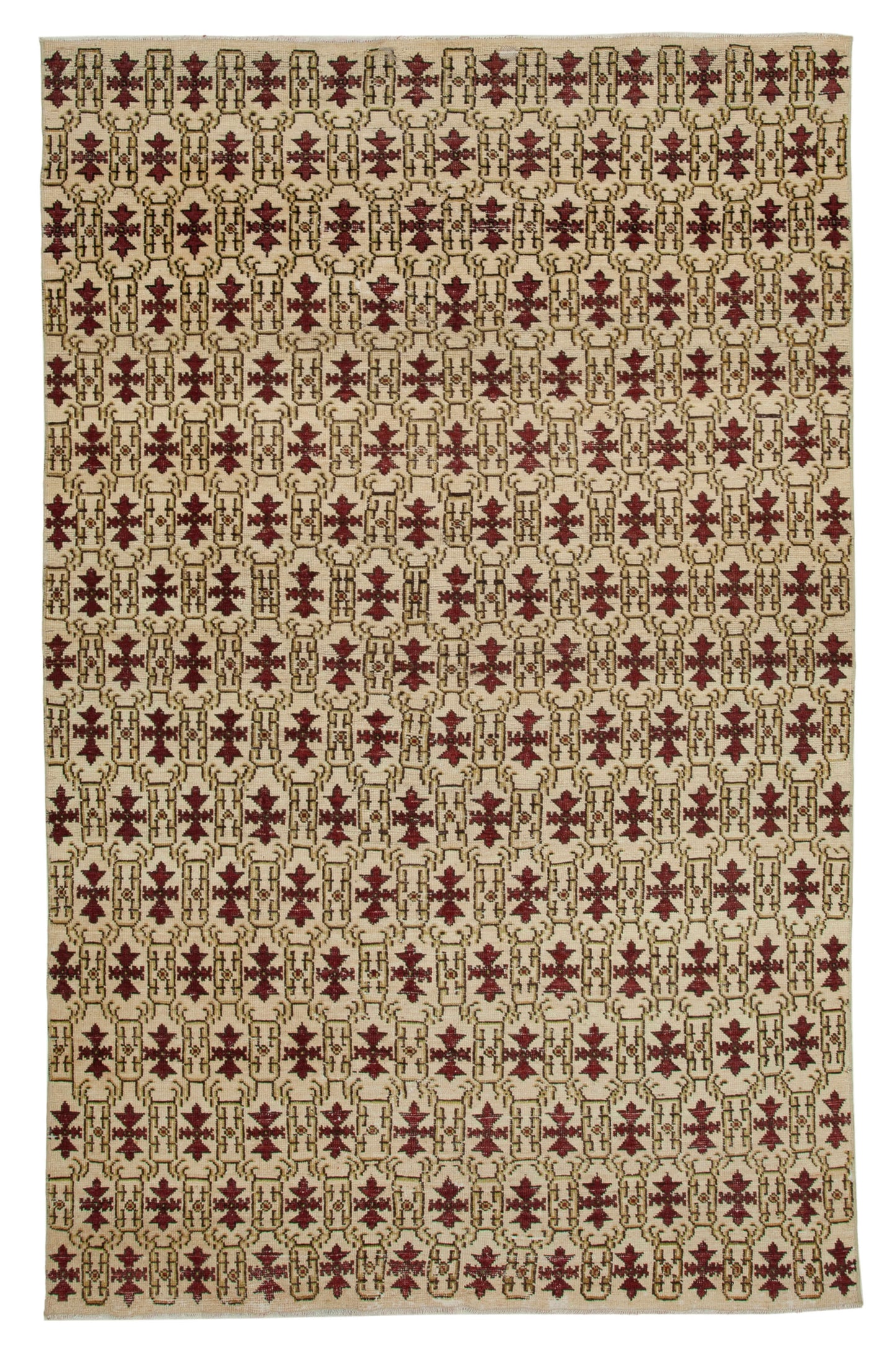 6x9 Red Bohemian Rug - 33165