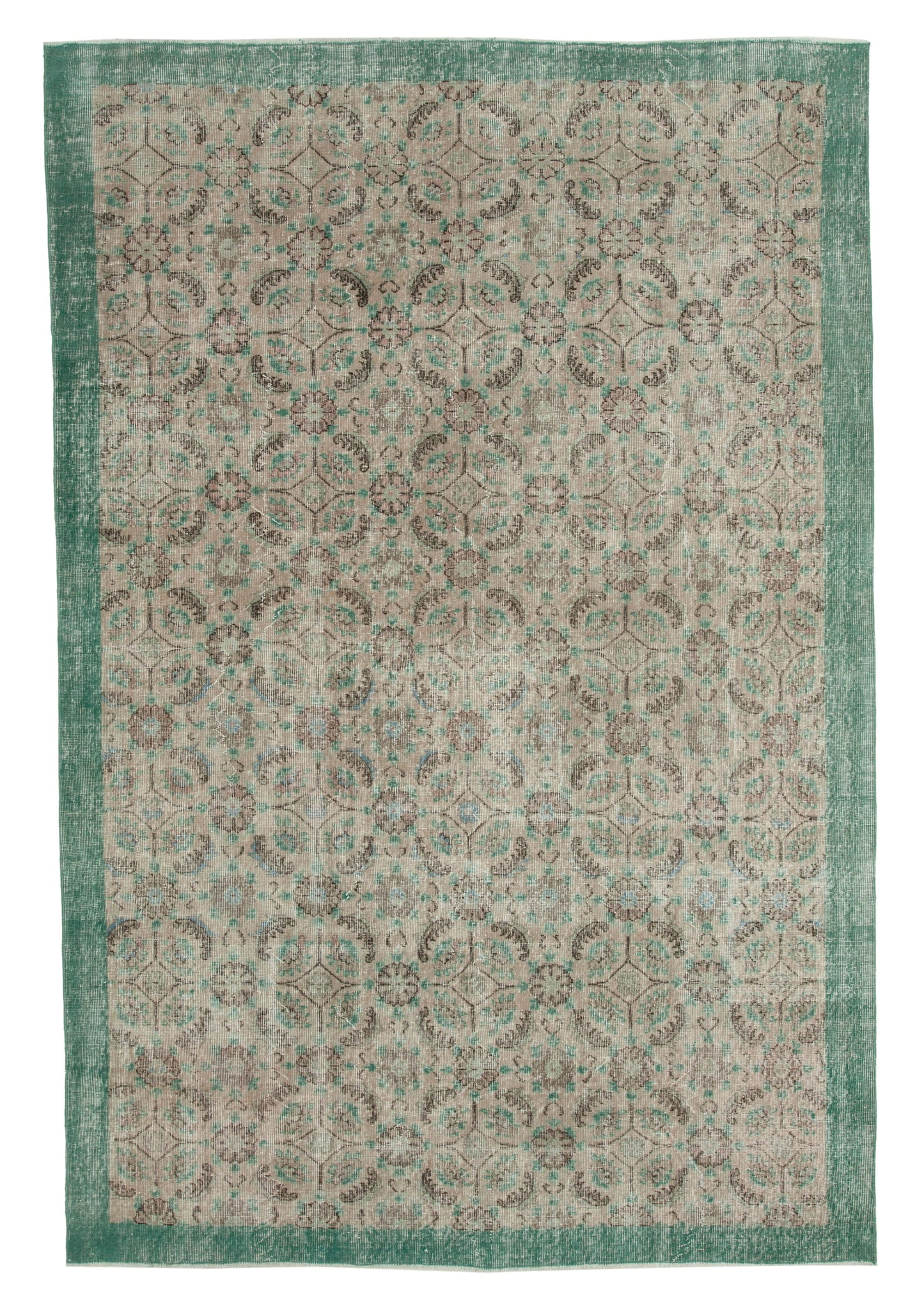 7x10 Beige Bohemian Rug - 33175