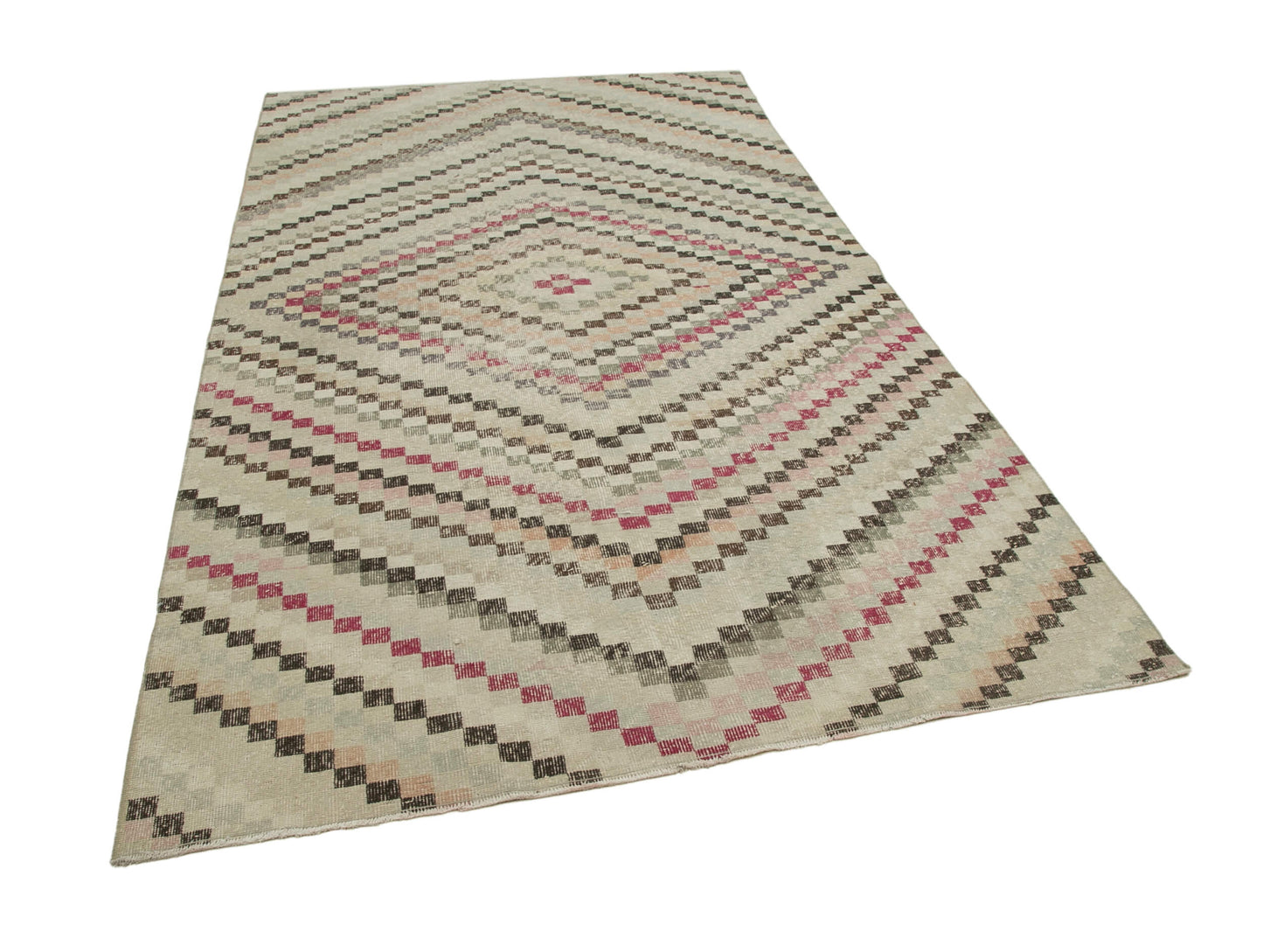 5x10 Beige Bohemian Rug - 33179