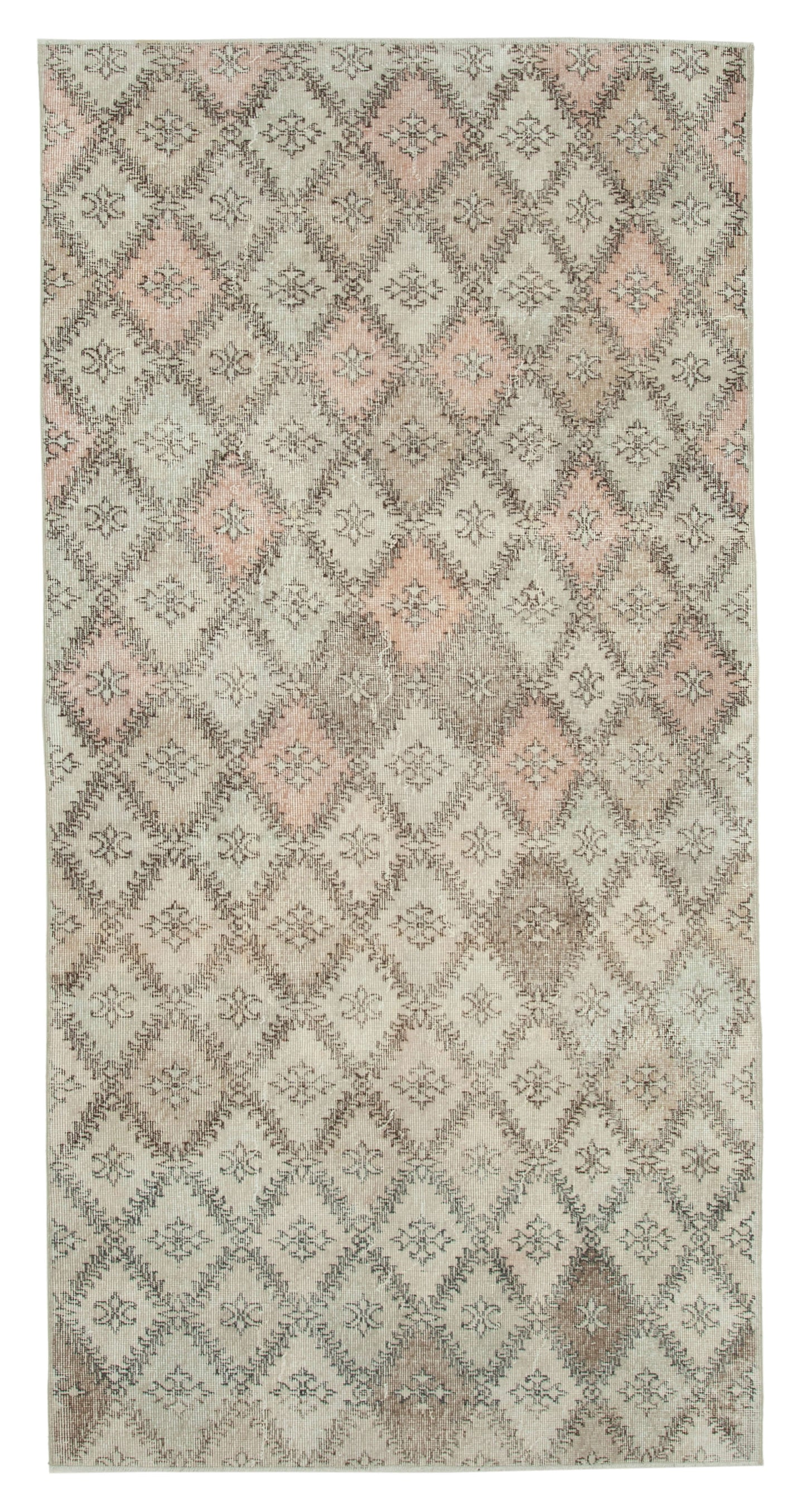 4x9 Beige Bohemian Rug - 33184