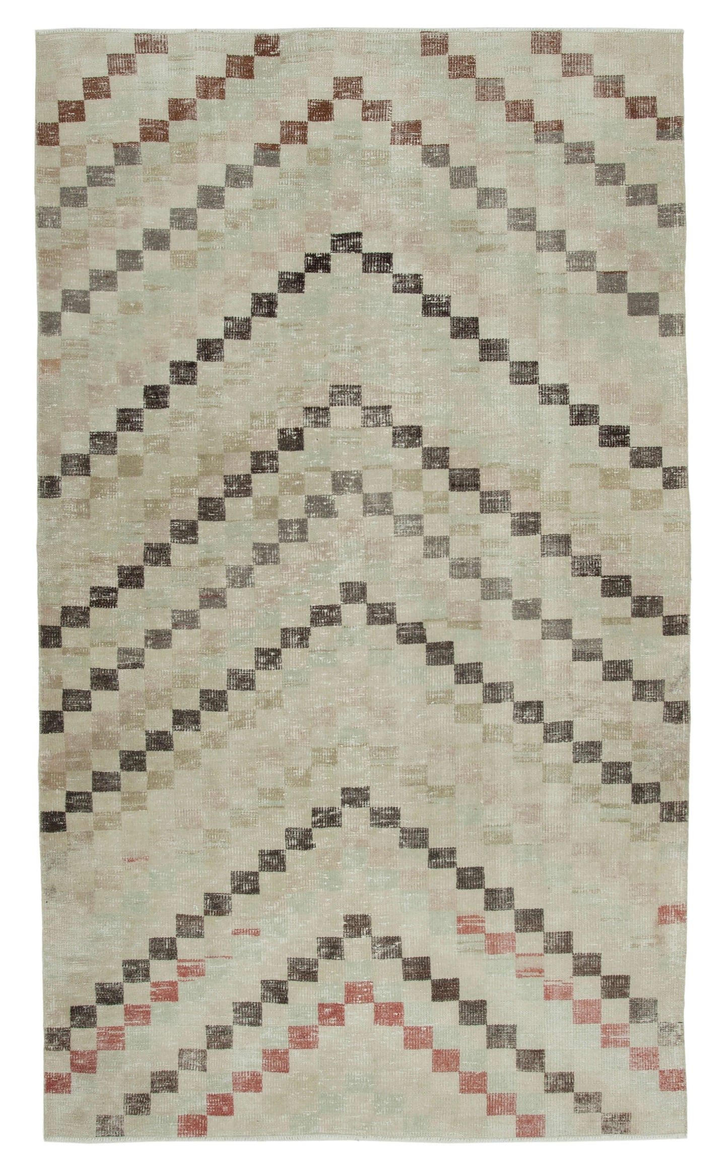 5x9 Beige Bohemian Rug - 33194