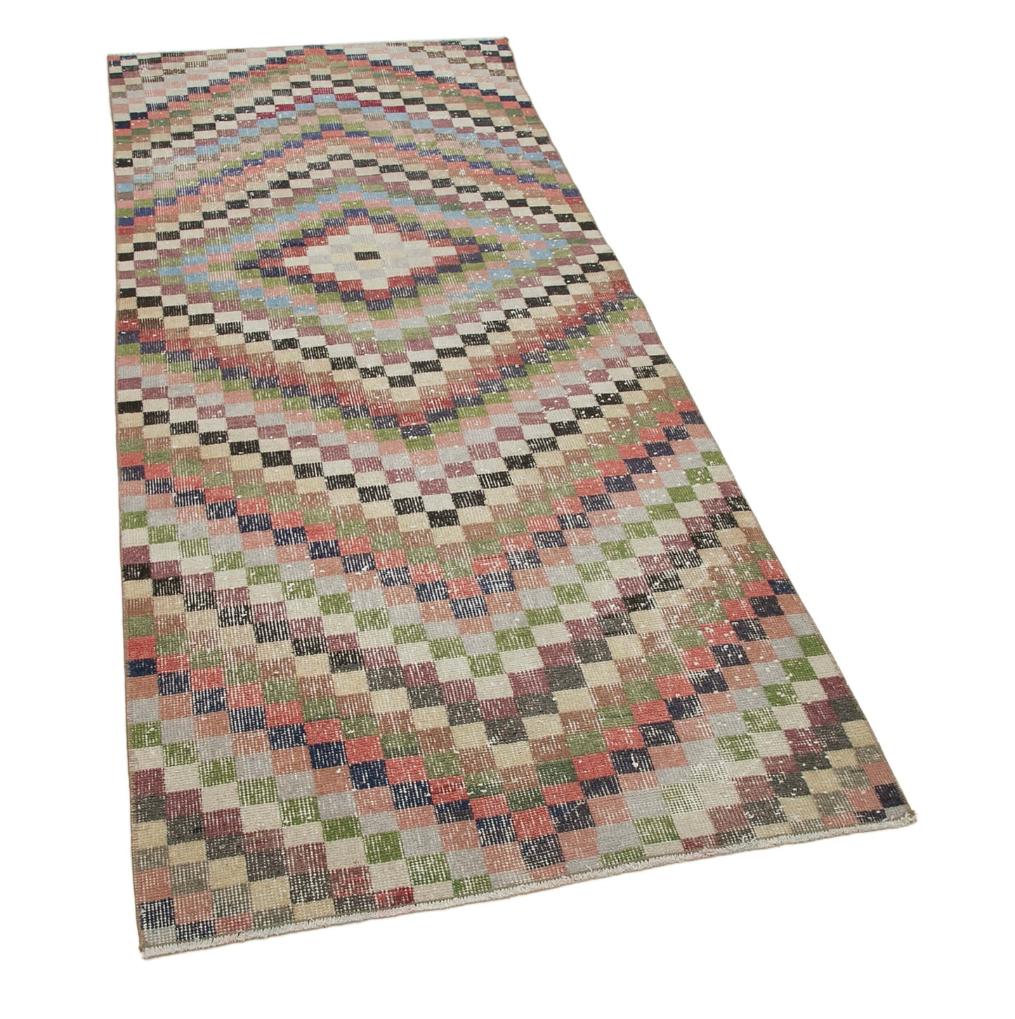 3x8 Multicolor Bohemian Runner Rug - 33201