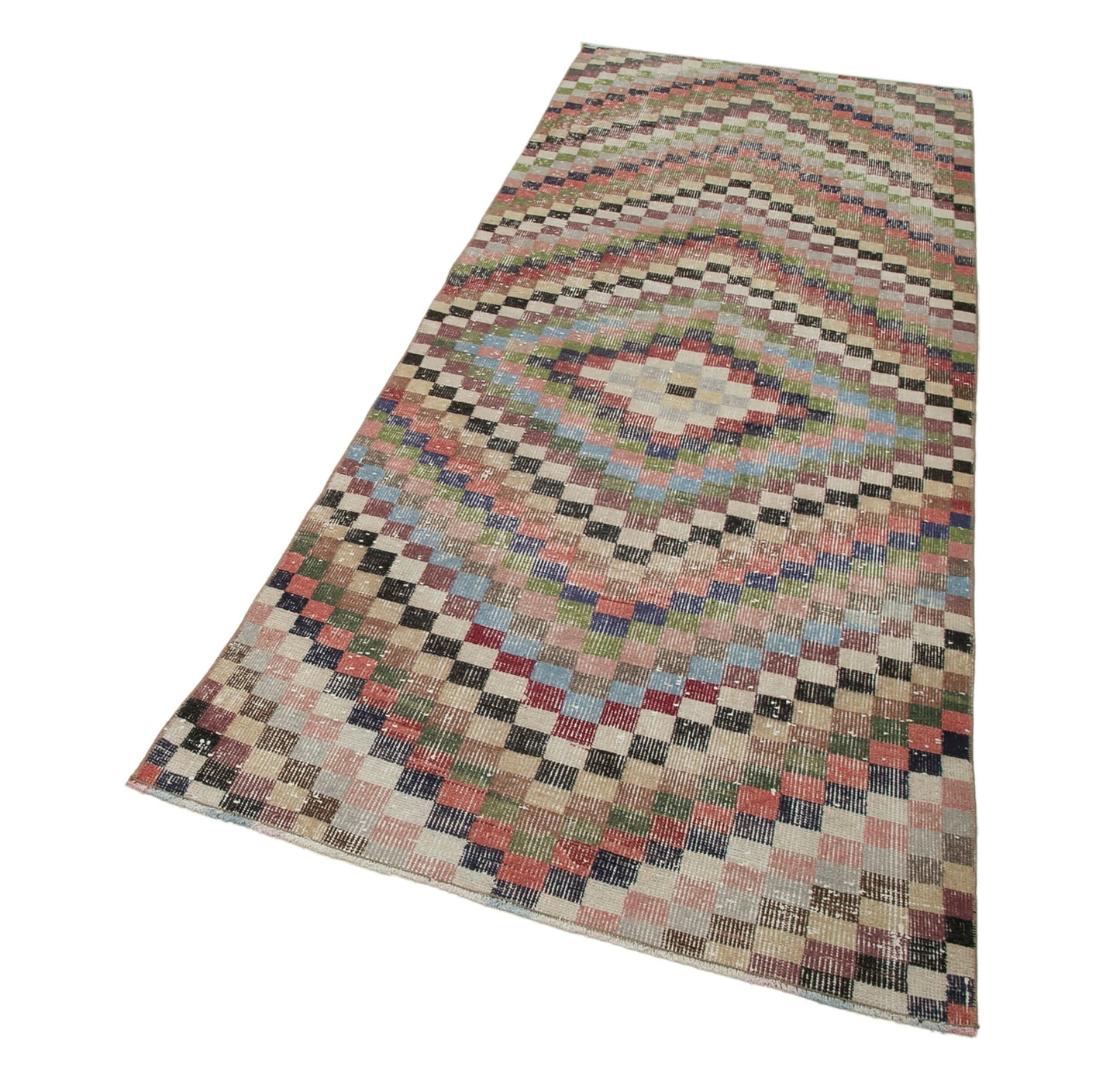 3x8 Multicolor Bohemian Runner Rug - 33201