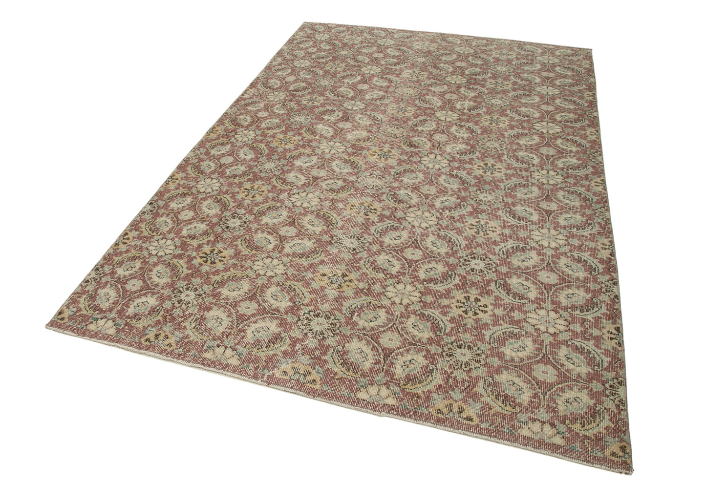 5x9 Red Bohemian Rug - 33207