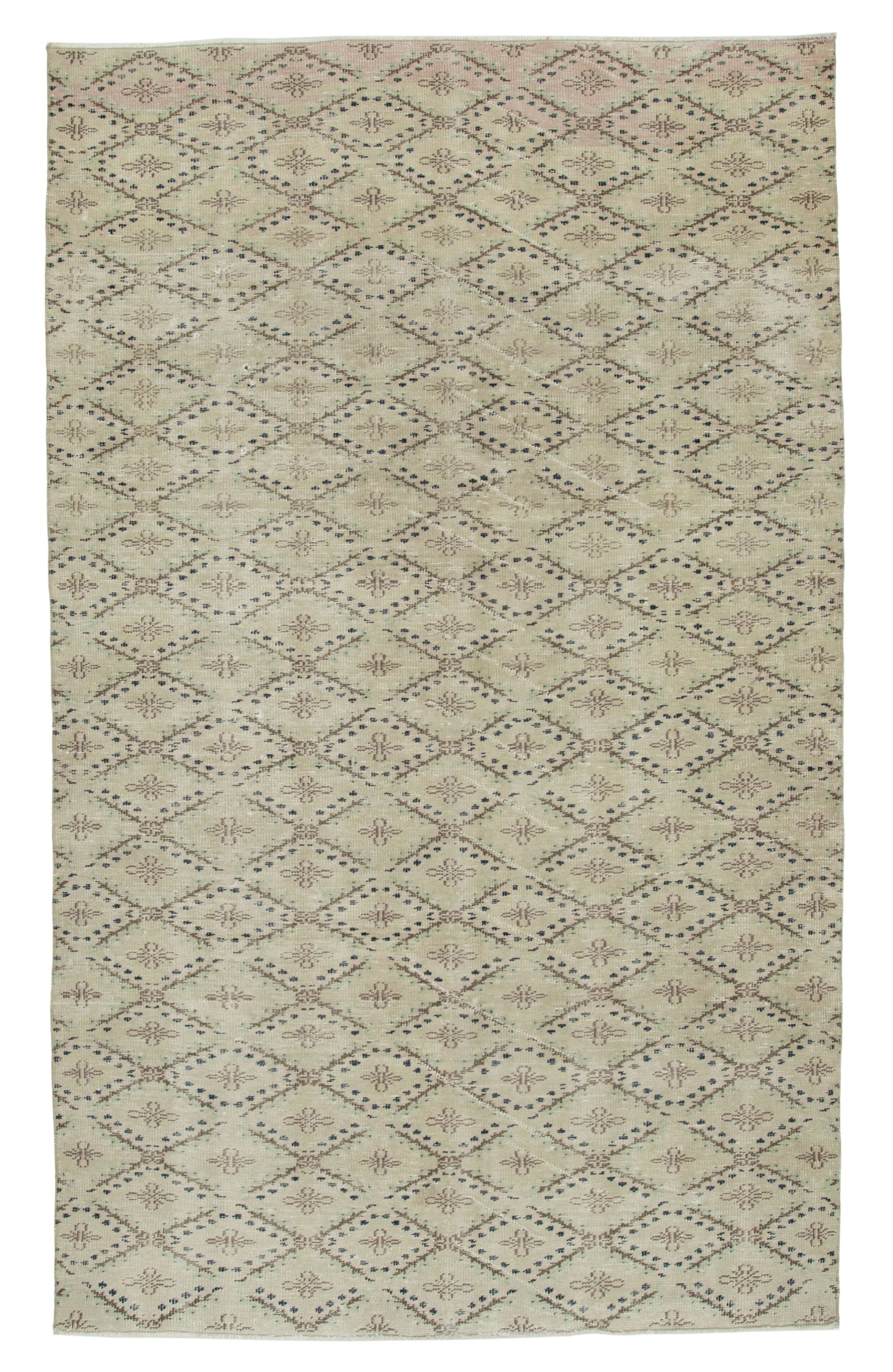 6x10 Beige Bohemian Rug - 33224