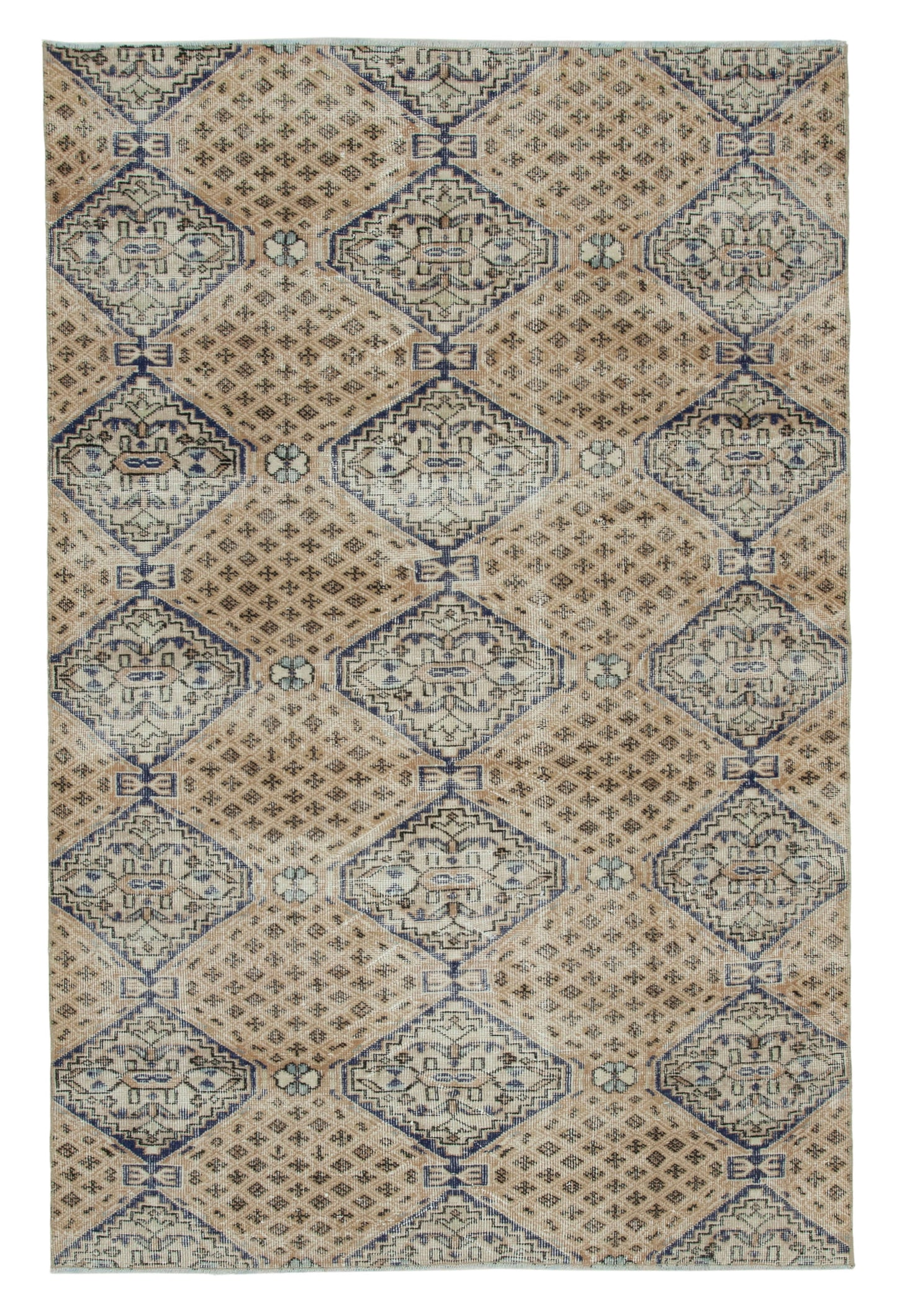5x8 Beige Bohemian Rug - 33243