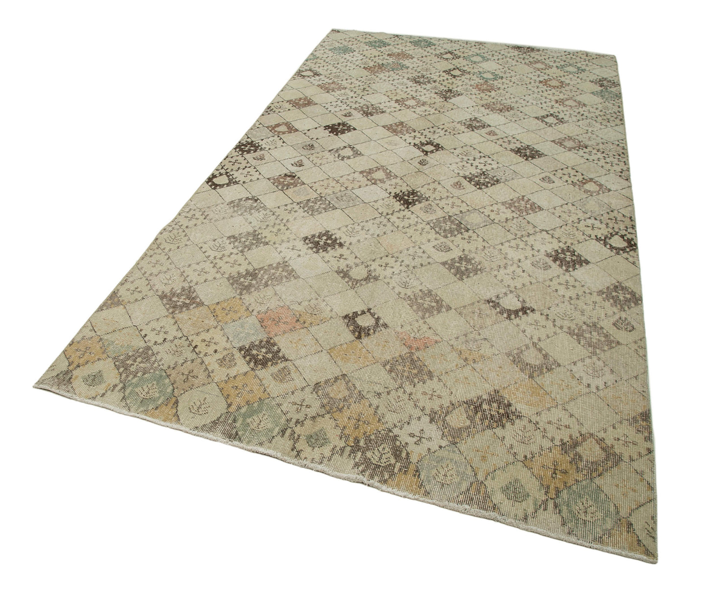 5x9 Beige Bohemian Rug - 33257