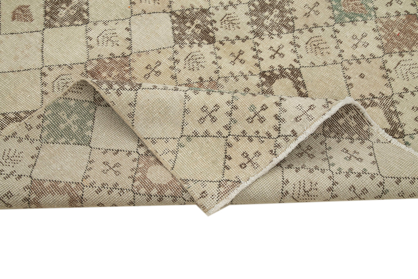 5x9 Beige Bohemian Rug - 33257