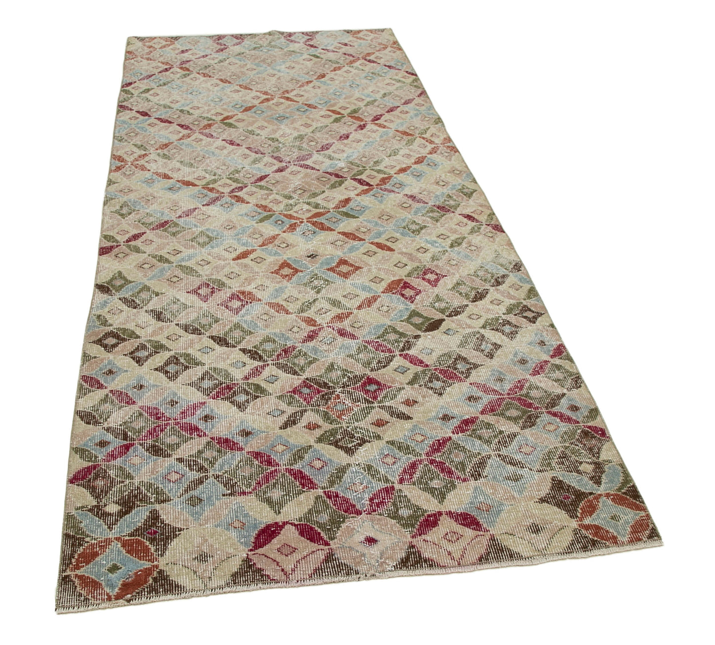 4x9 Multicolor Bohemian Runner Rug - 33260