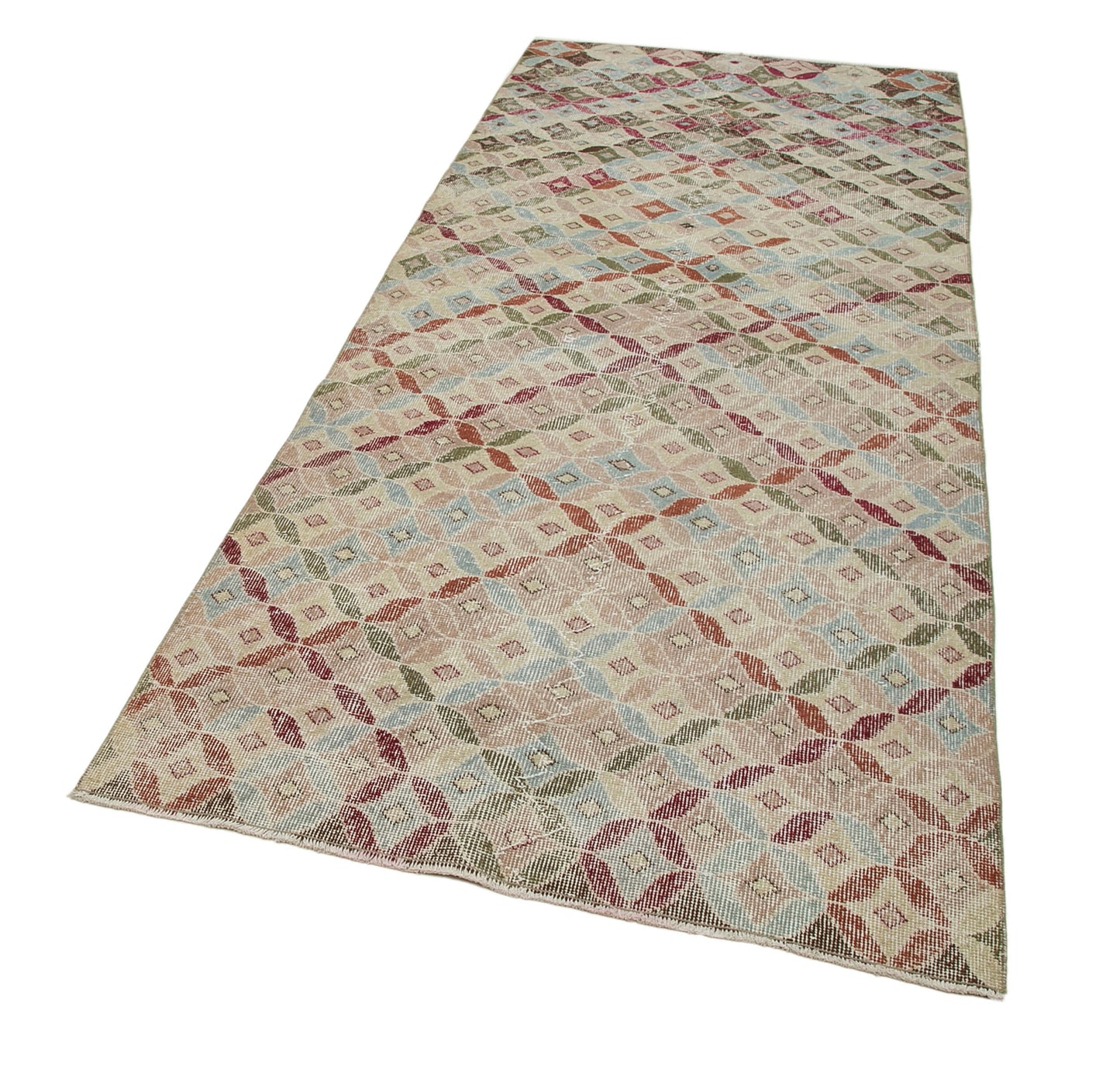 4x9 Multicolor Bohemian Runner Rug - 33260