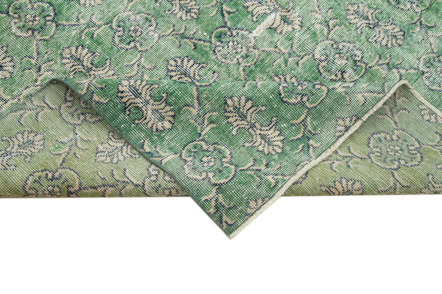 7x10 Green Bohemian Rug - 33265