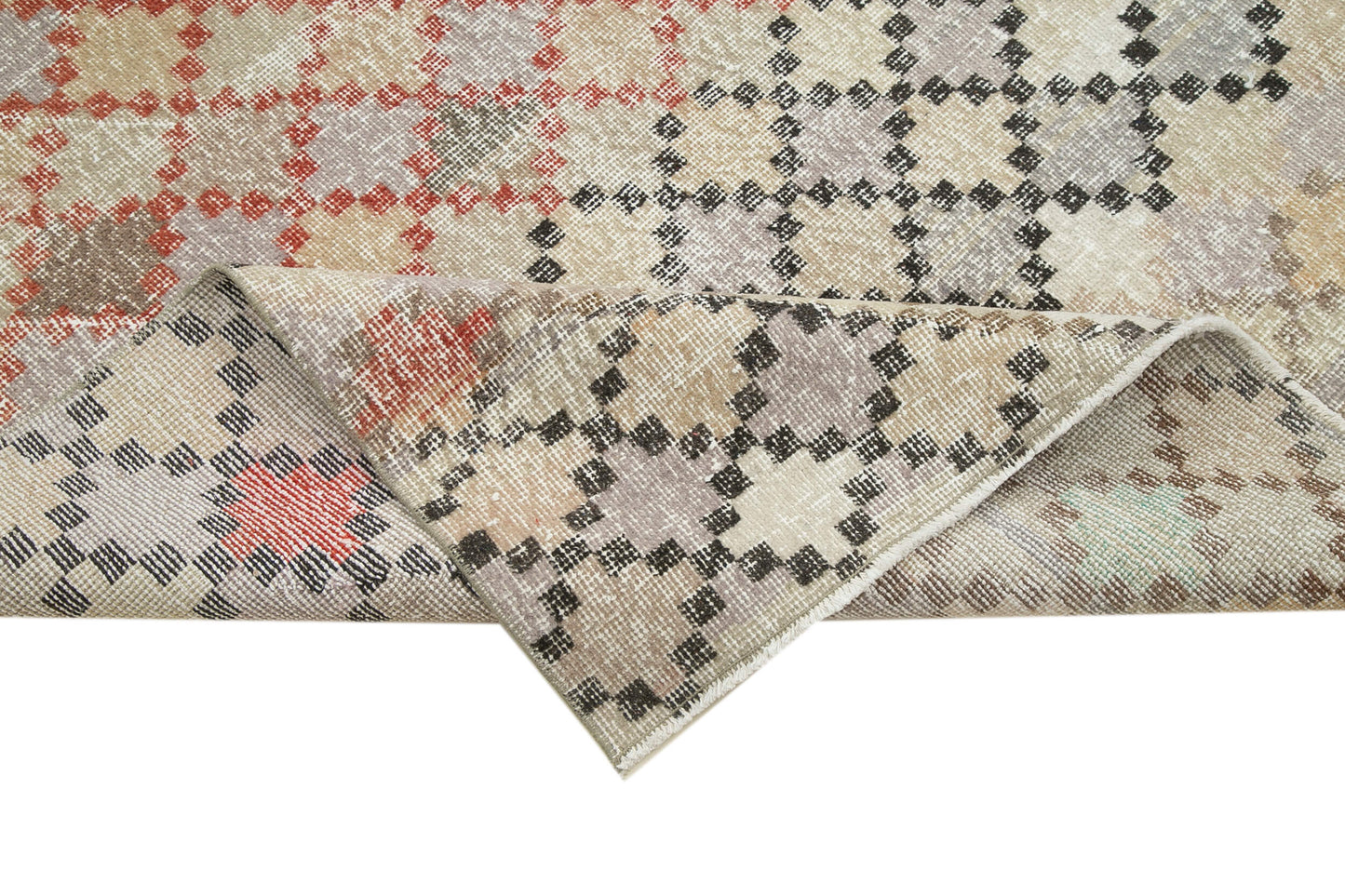 5x11 Beige Bohemian Rug - 33272