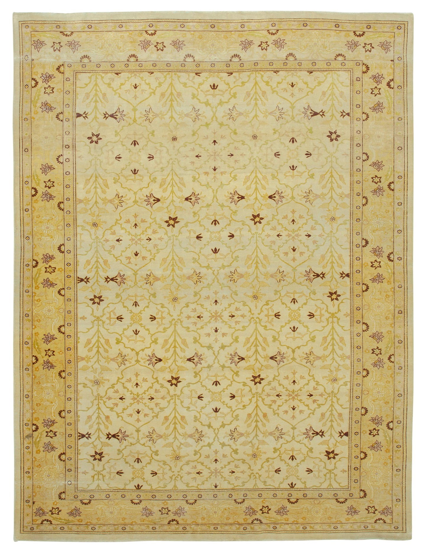 10x13 Beige Oushak Rug - 33351
