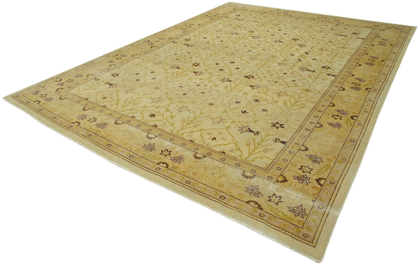 10x13 Beige Oushak Rug - 33351