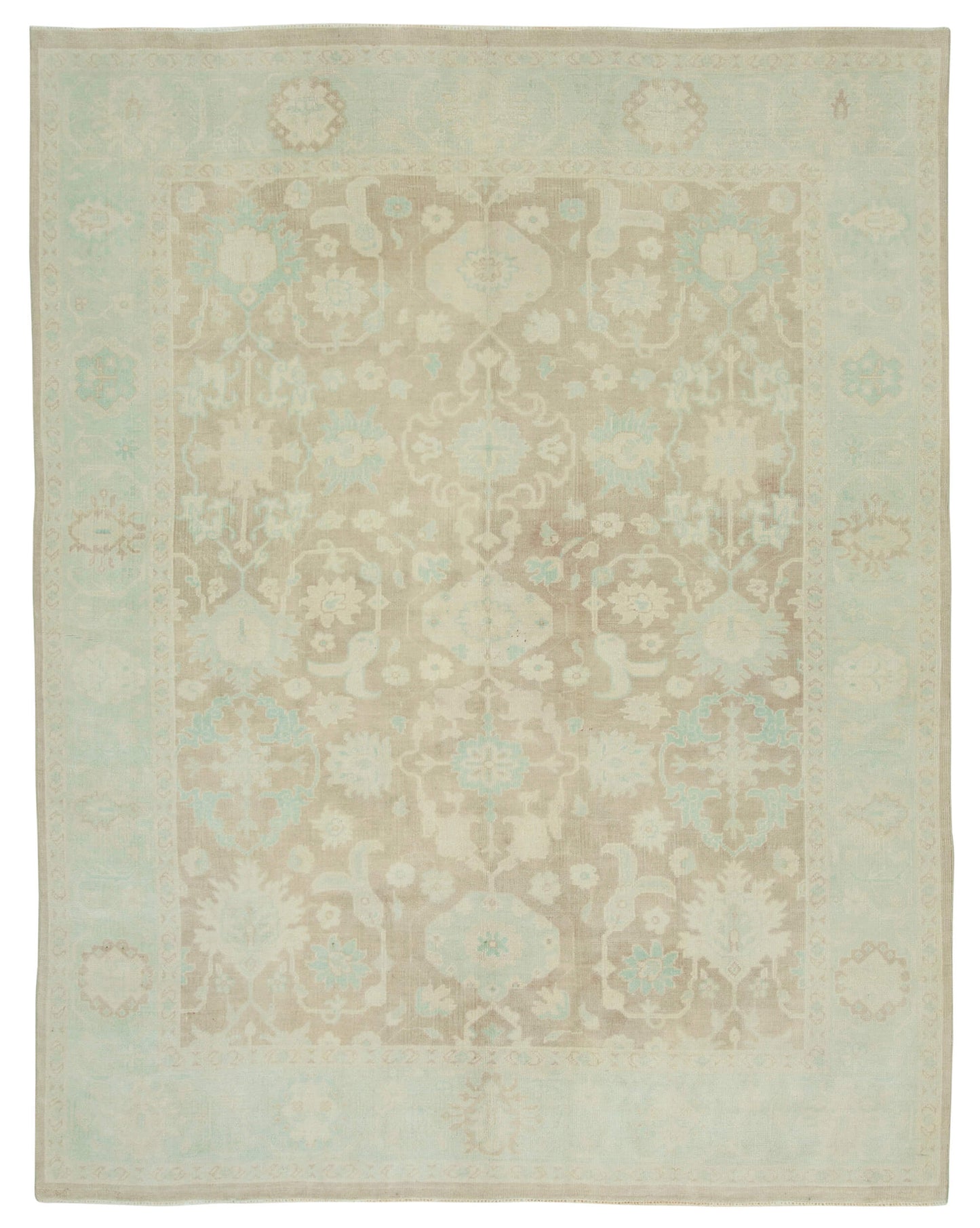 8x12 Beige Oushak Rug - 33355