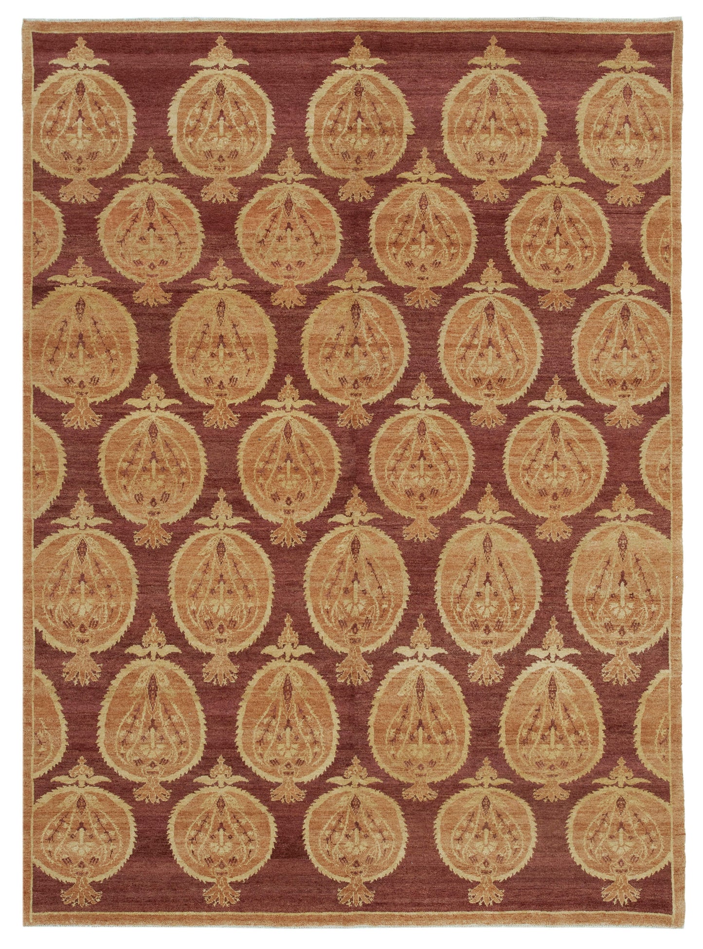 6x8 Red Oushak Rug - 33421