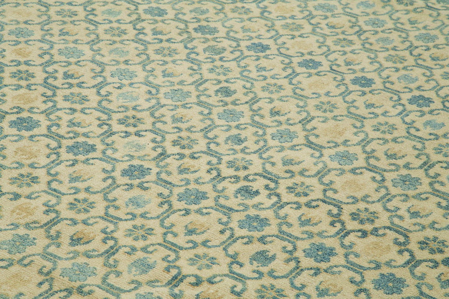 10x14 Blue Oushak Rug - 33455