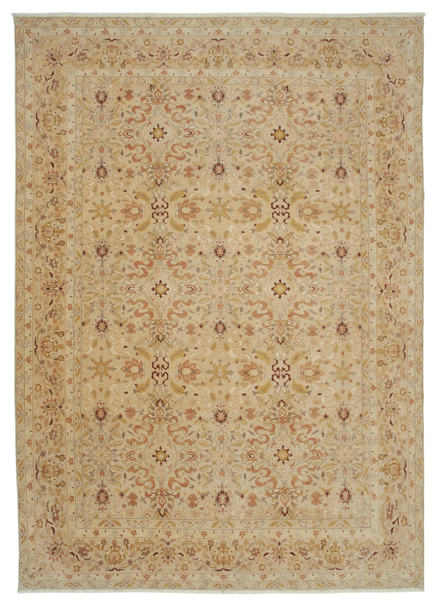 10x14 Beige Oushak Rug - 33505