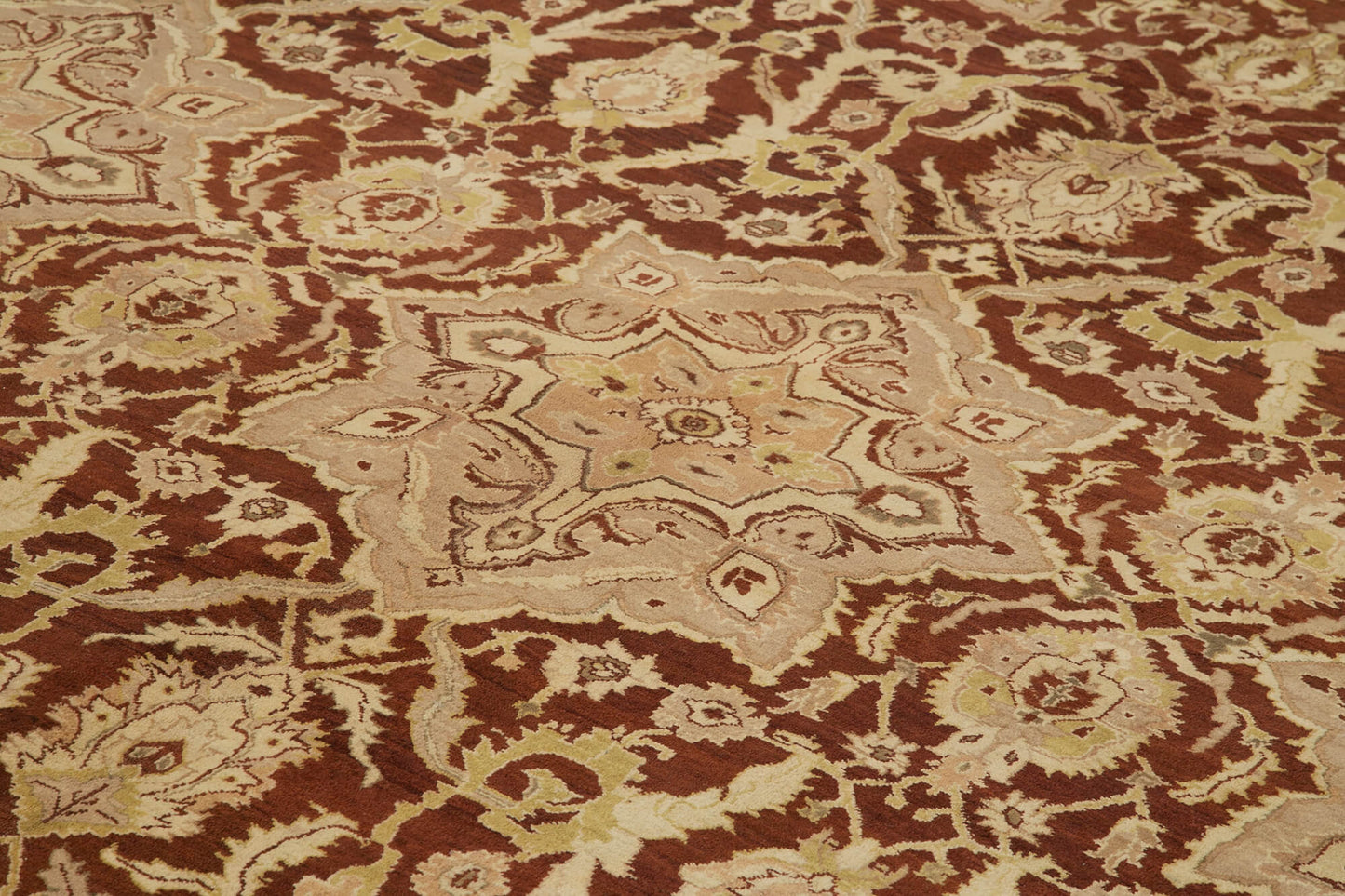 10x14 Beige Oushak Rug - 33525