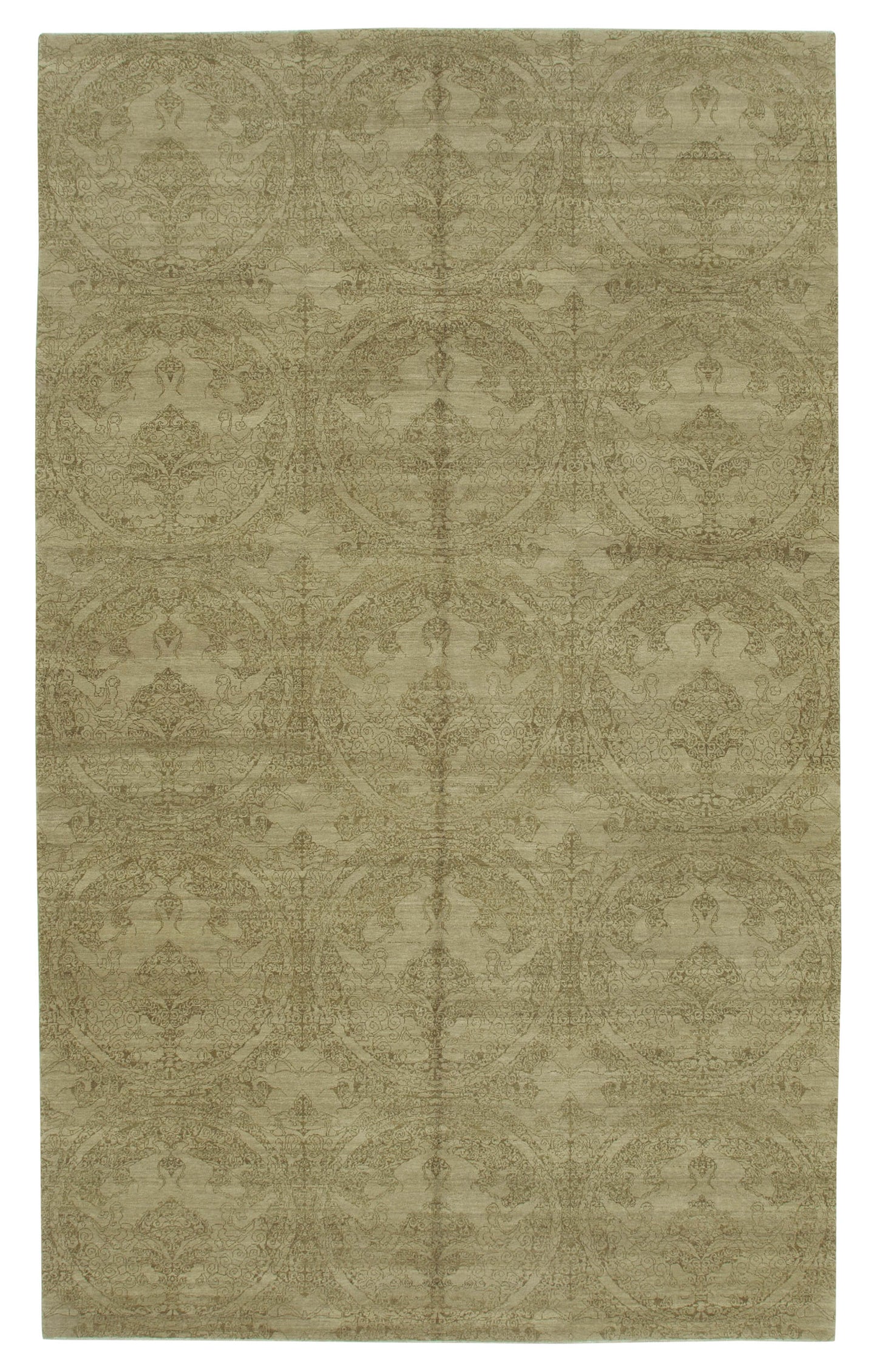 8x13 Hand-Knotted Wool Oushak Rug - 33538