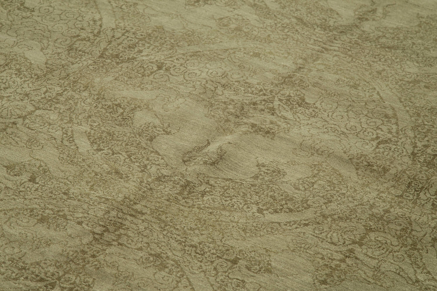 8x13 Hand-Knotted Wool Oushak Rug - 33538