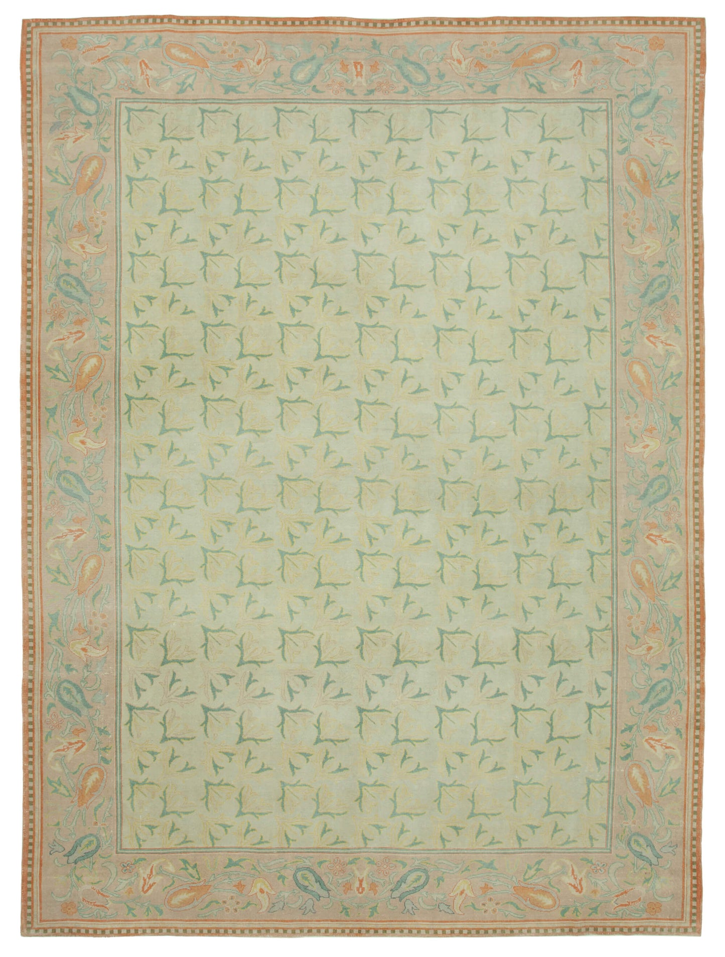 10x13 Beige Oushak Rug - 33547