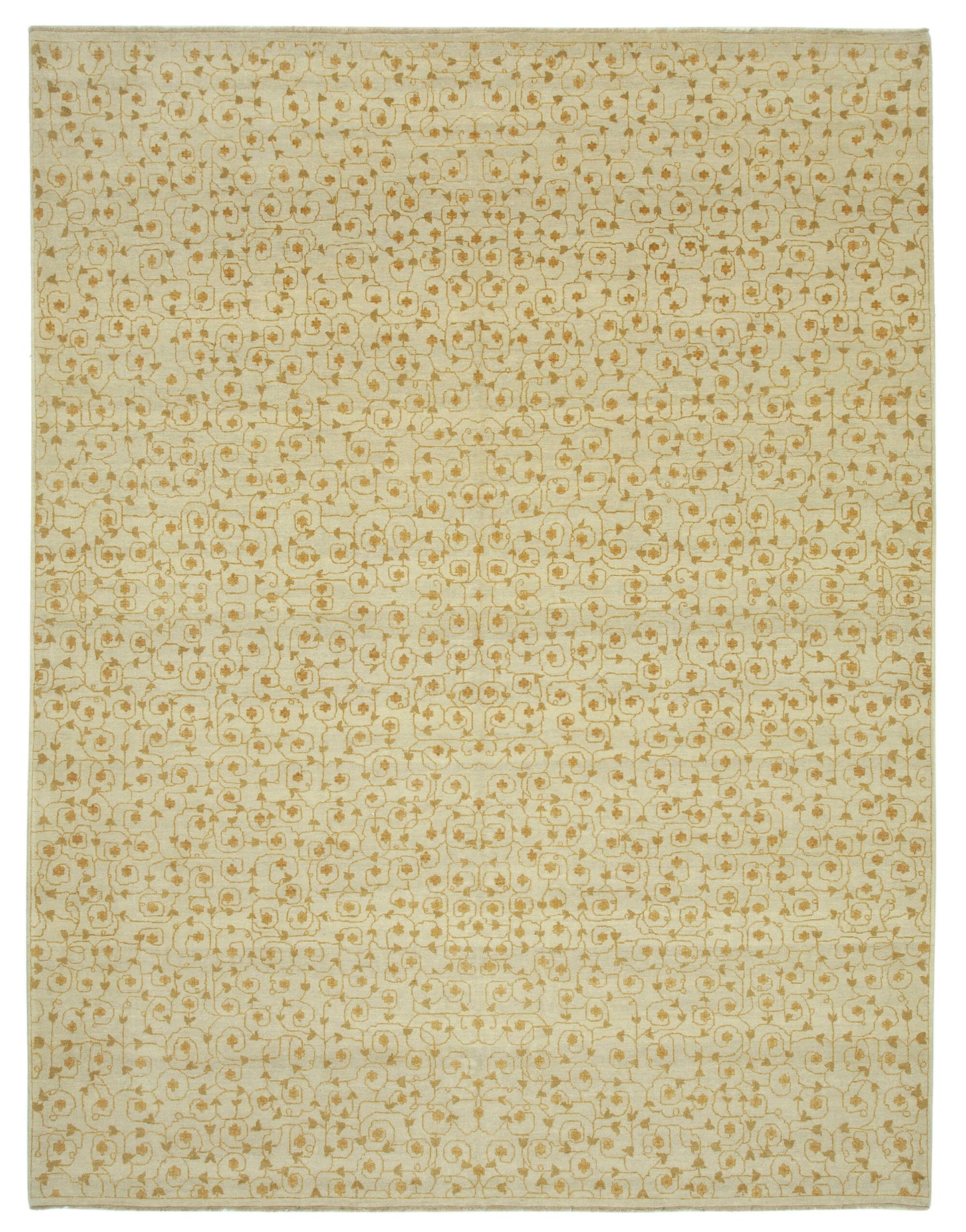 10x13 Beige Oushak Rug - 33579