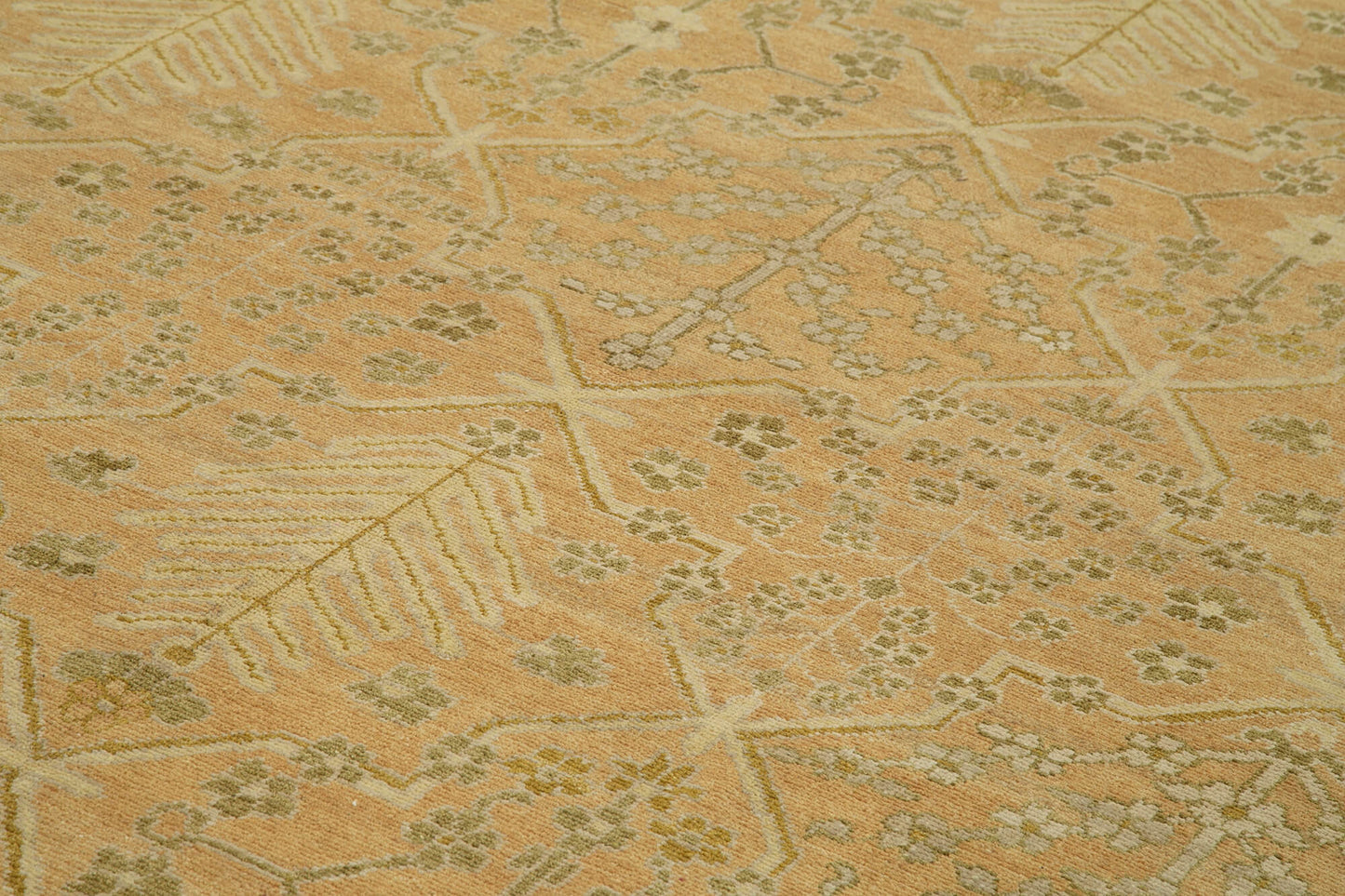 9x13 Beige Oushak Rug - 33600