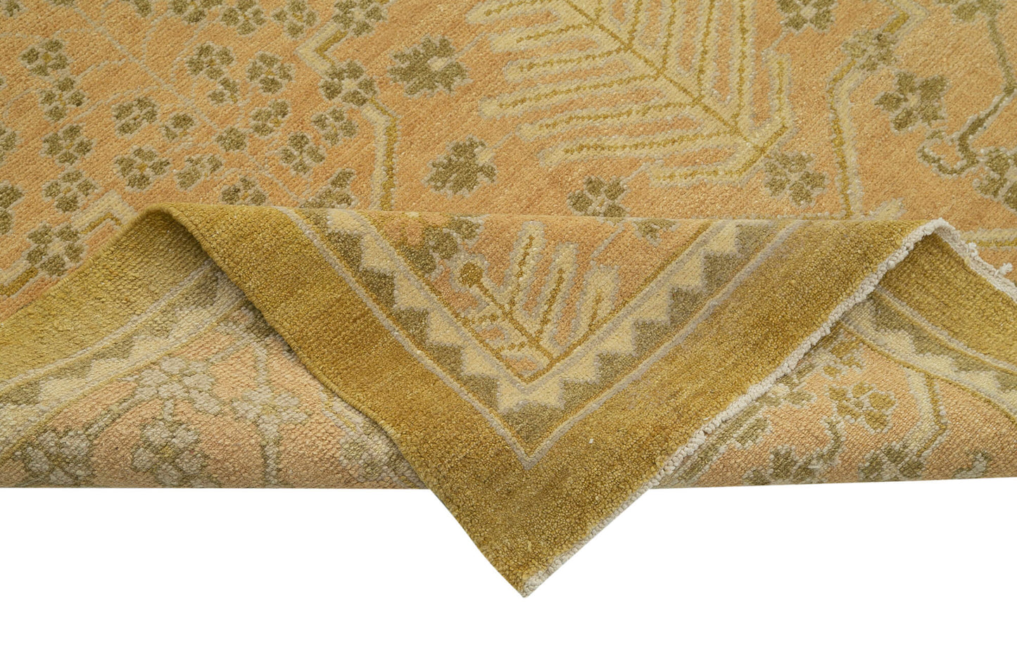 9x13 Beige Oushak Rug - 33600