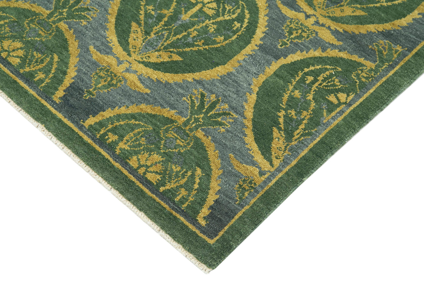 6x8 Green Oushak Rug - 33626